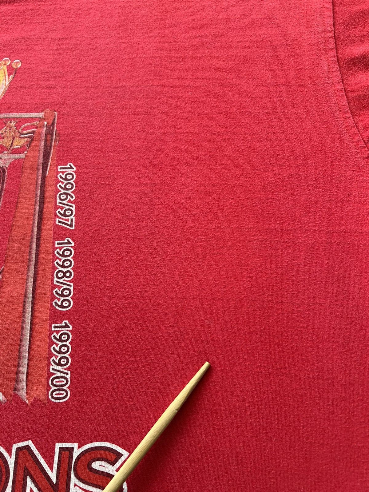 Vintage Vintage Manchester United The Premiership Champions 1999 Size US XL / EU 56 / 4 - 7 Thumbnail