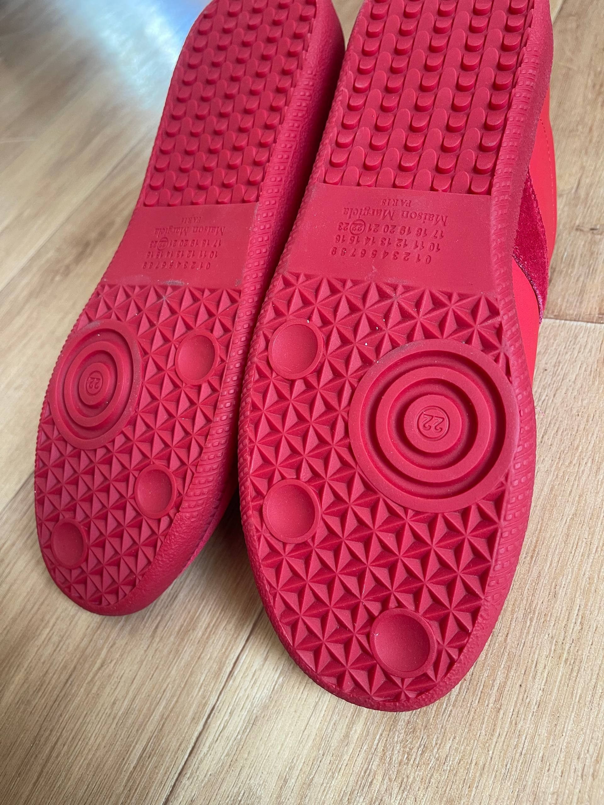 Maison Margiela Maison Martin Margiela MMM Low tTop Replica Red Sneaers Sz42 Size US 9 / EU 42 - 4 Thumbnail
