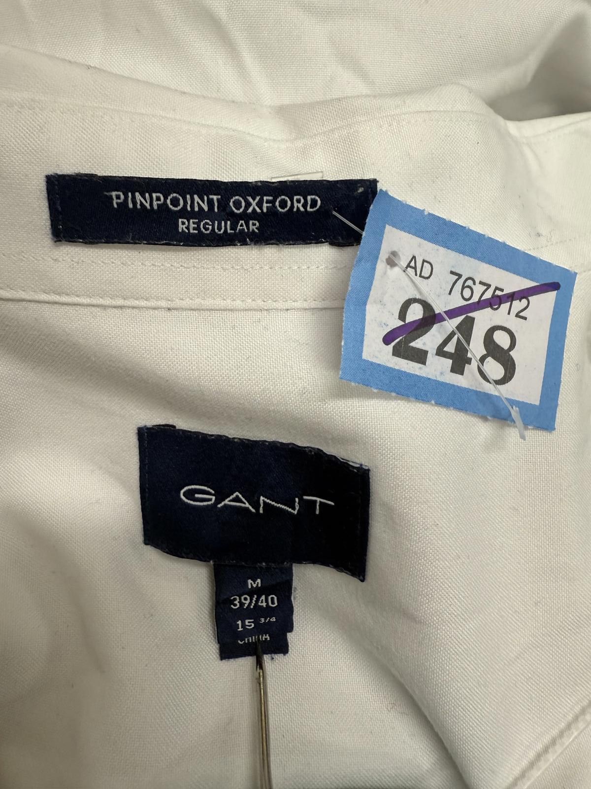 Gant GANT Classic White Long Sleeve Dress Shirt Size US M / EU 48-50 / 2 - 4 Thumbnail