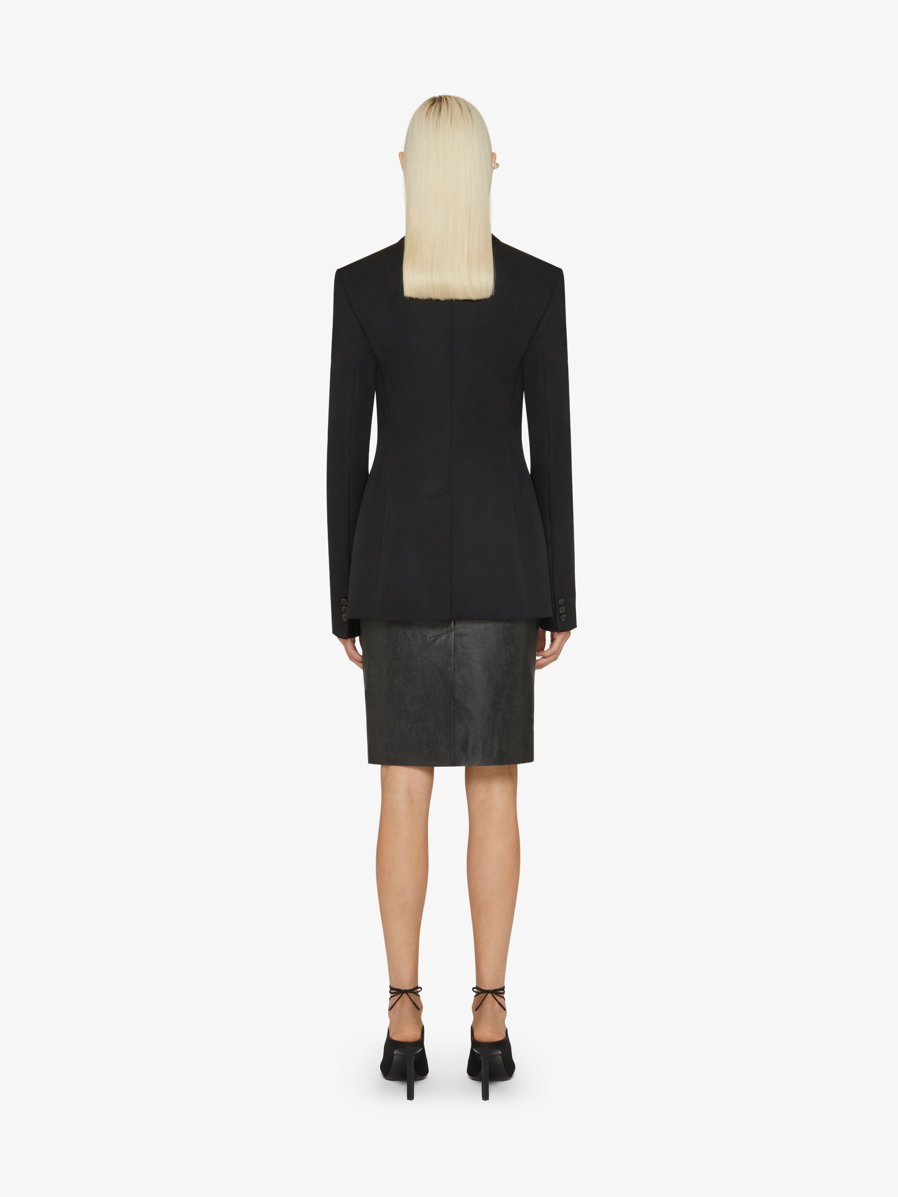 Givenchy o1w1db10325 Cape Jacket in Black Size XS / US 0-2 / IT 36-38 - 4 Thumbnail