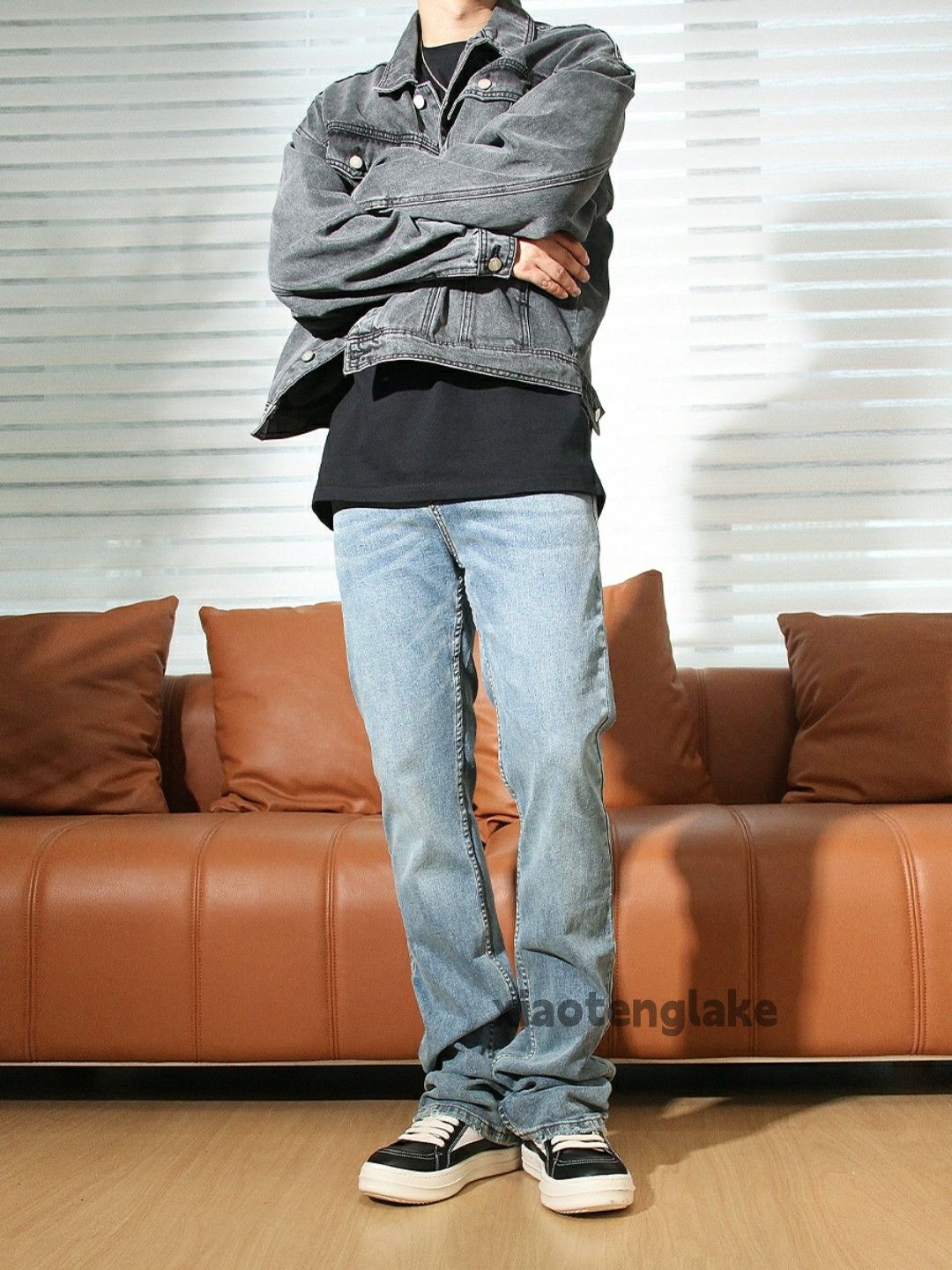 washed faded skate hiphop punk yuppie flared jeans