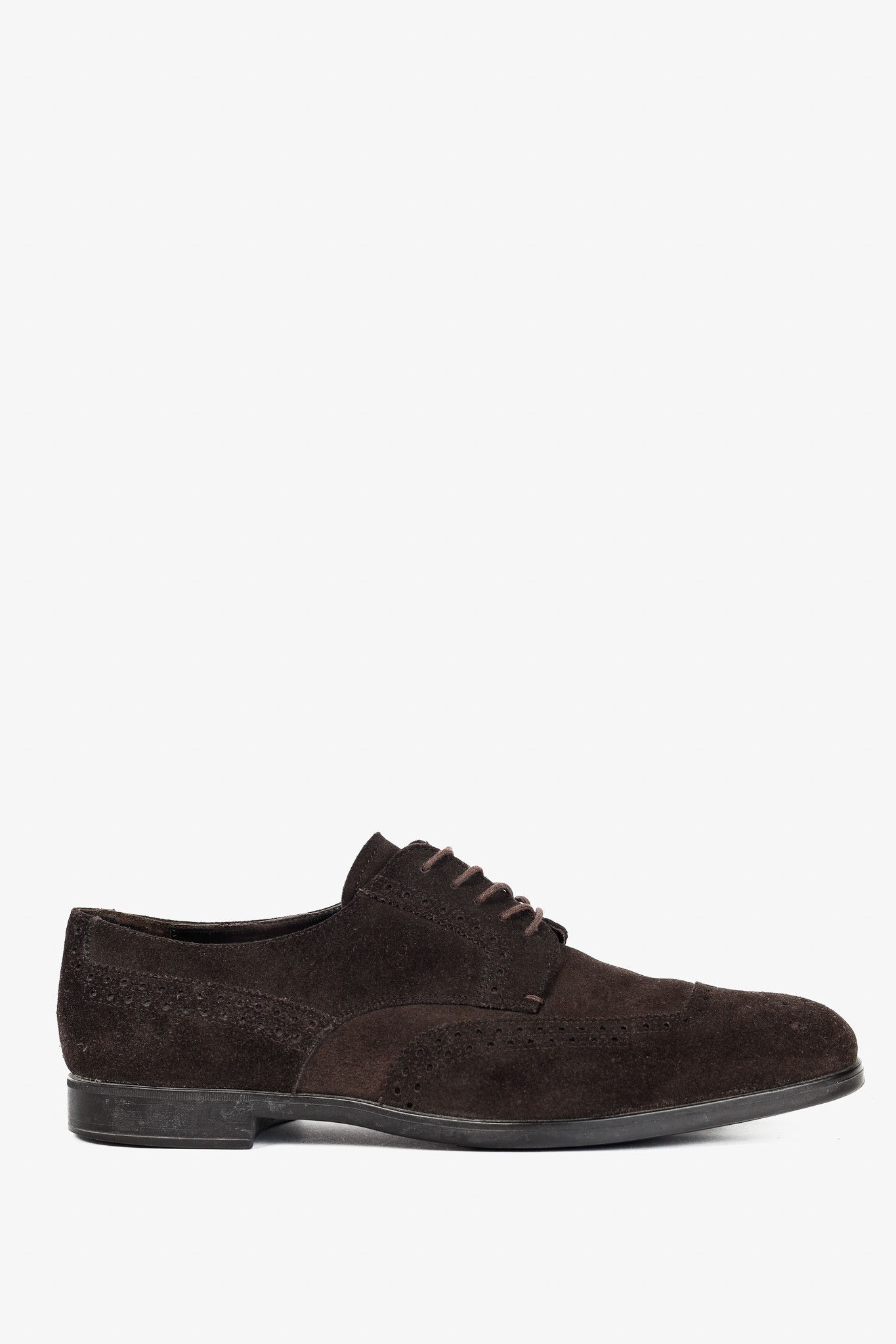 Prada Prada Moro Suede Wingtip Derbies Size US 10 / EU 43 - 1 Thumbnail