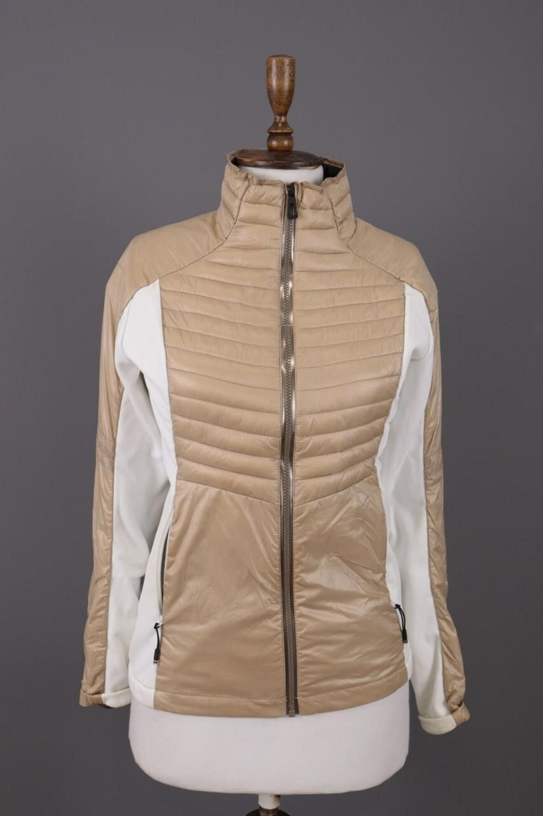 Rossignol Rossignol Beige Full Zip Hiking Outdoor Puffer Jacket Size M Size M / US 6-8 / IT 42-44 - 1 Thumbnail