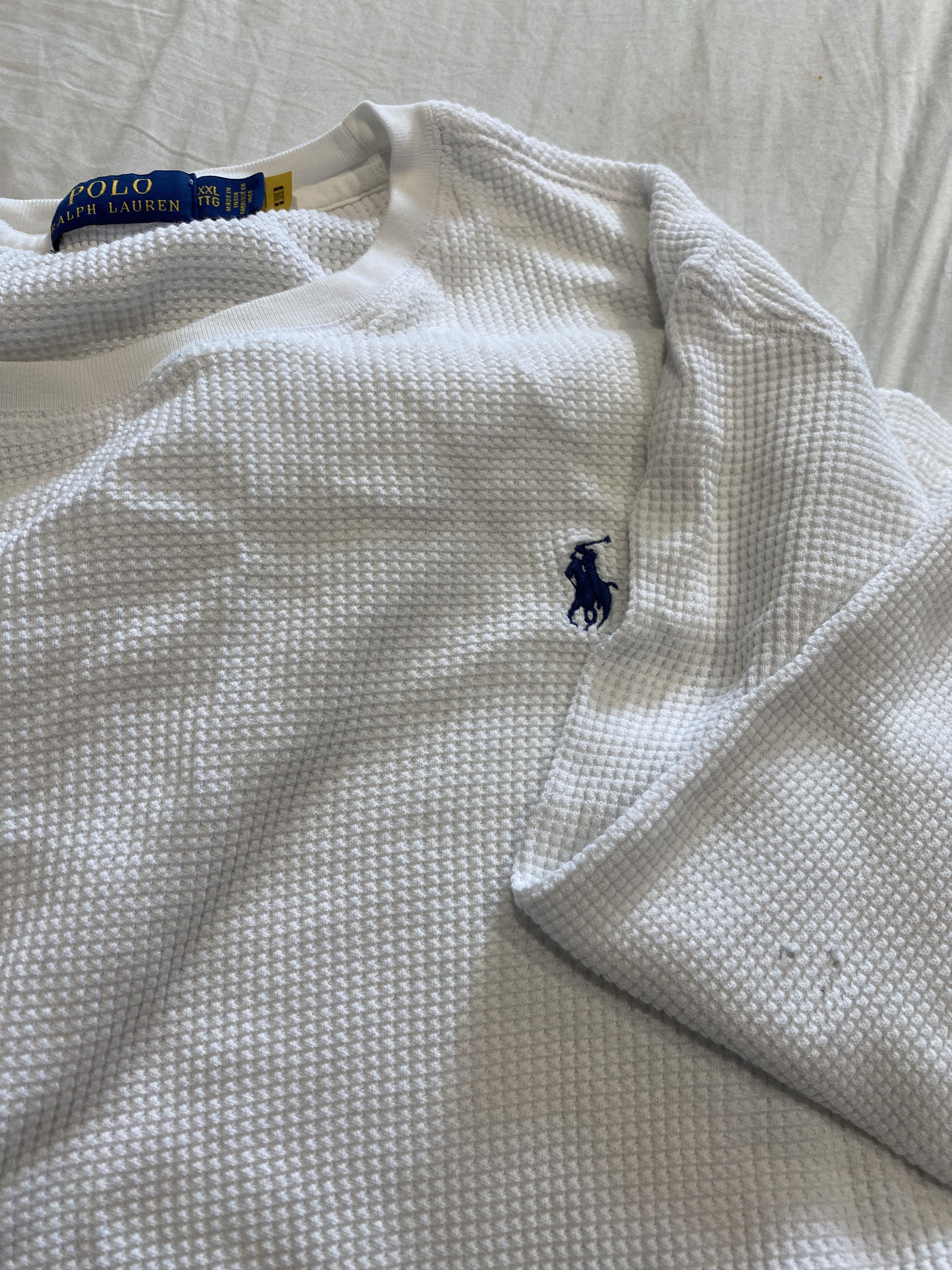 Polo Ralph Lauren Polo Ralph Lauren small pony waffle long sleeve t-shirt tee Size US XXL / EU 58 / 5 - 7 Thumbnail