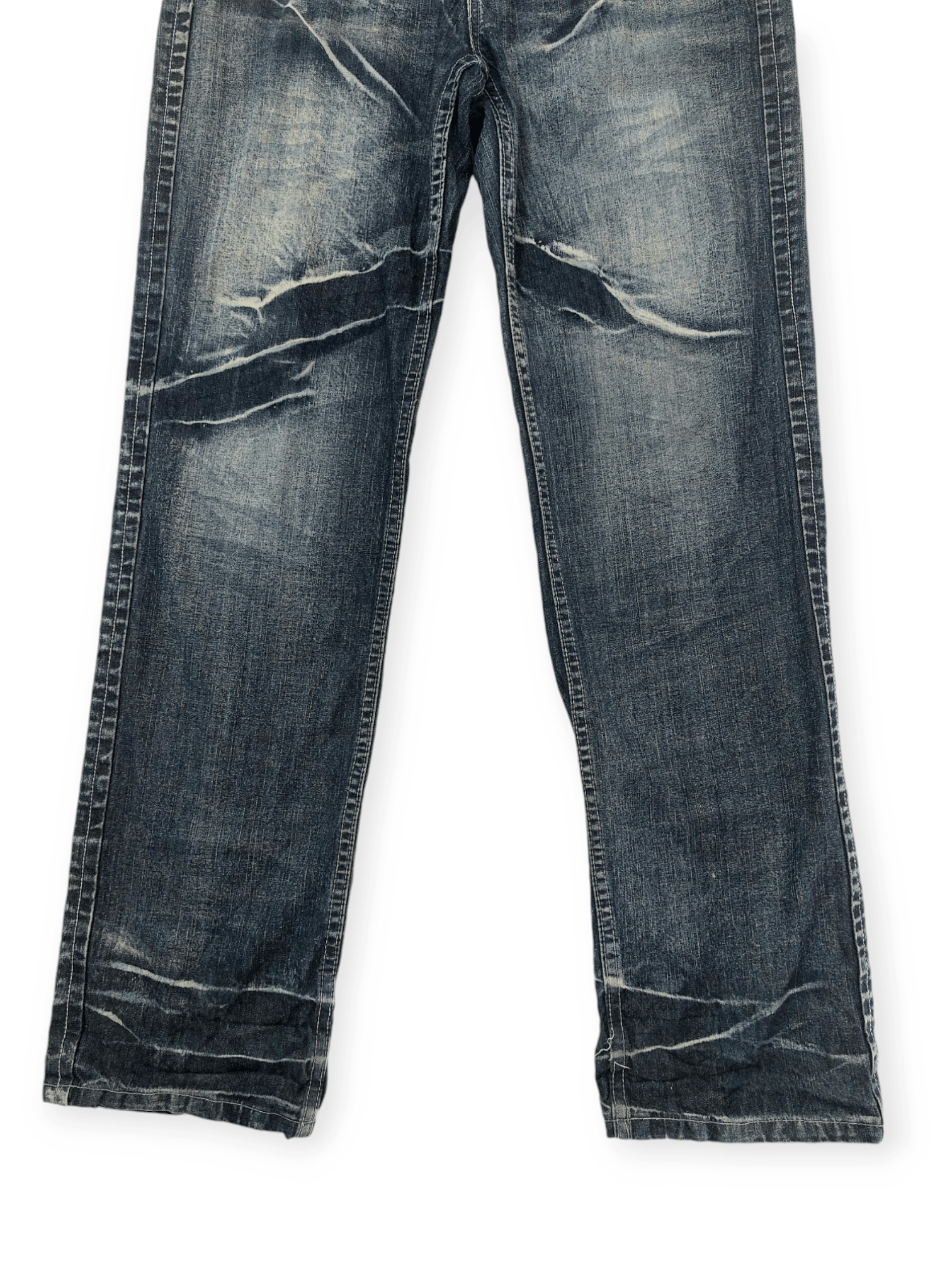 LOWBOX Vintage Lowbox Punk Distressed Denim Size US 33 - 6 Thumbnail
