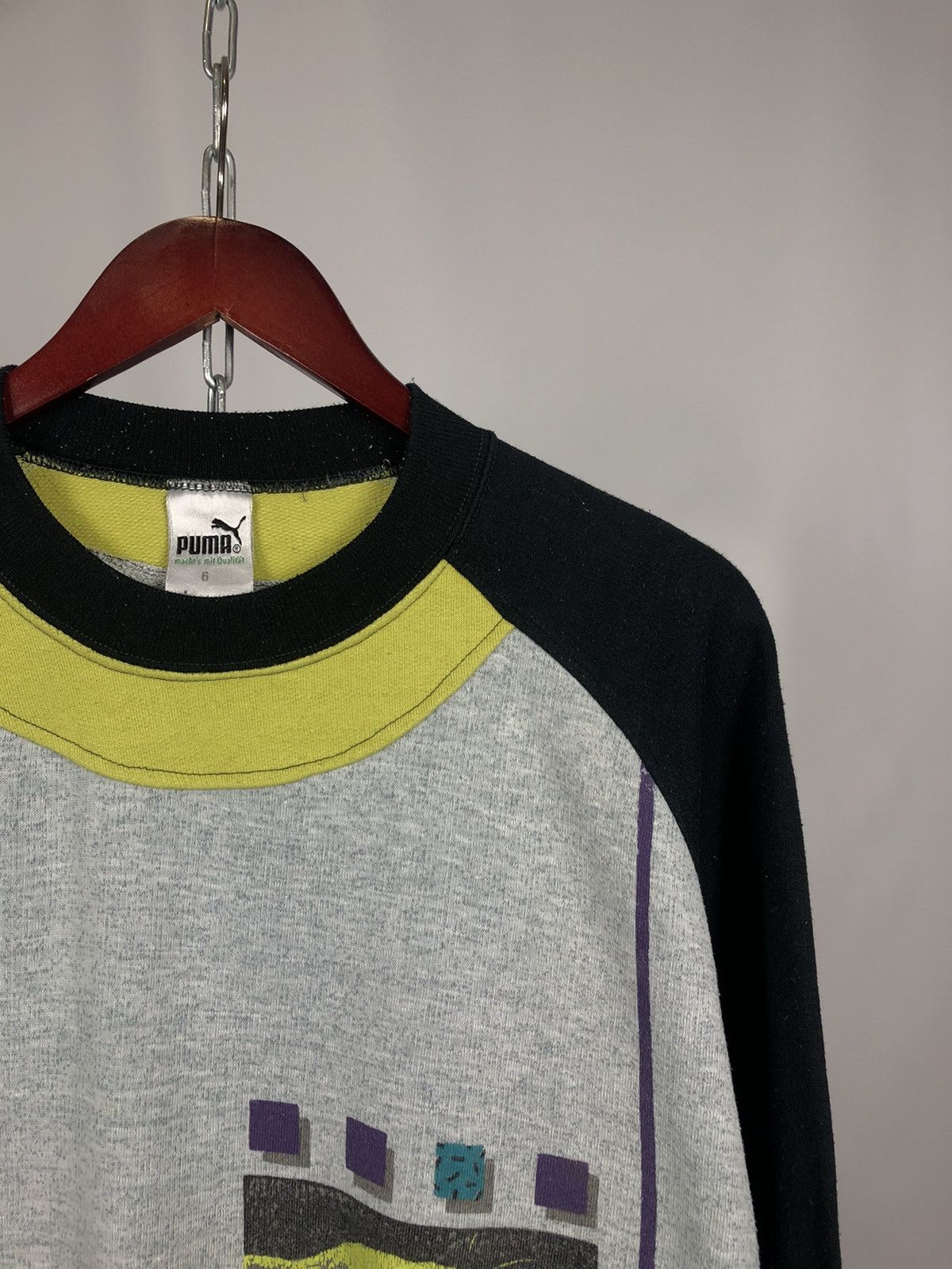 Puma Puma vintage sweatshirt logo sportswear Size US L / EU 52-54 / 3 - 2 Thumbnail