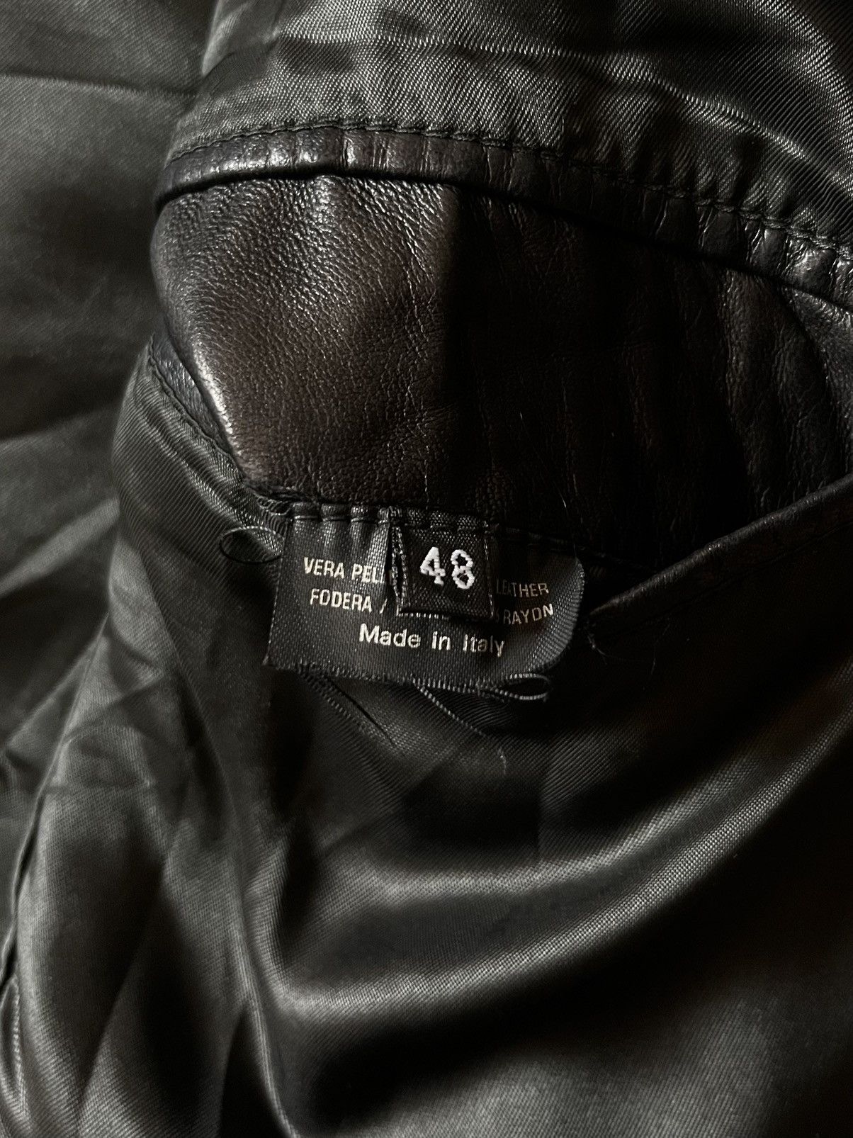 Gucci × Tom Ford Gucci - Tom Ford - 1997 - Leather Tailored Jacket Size US M / EU 48-50 / 2 - 15 Thumbnail