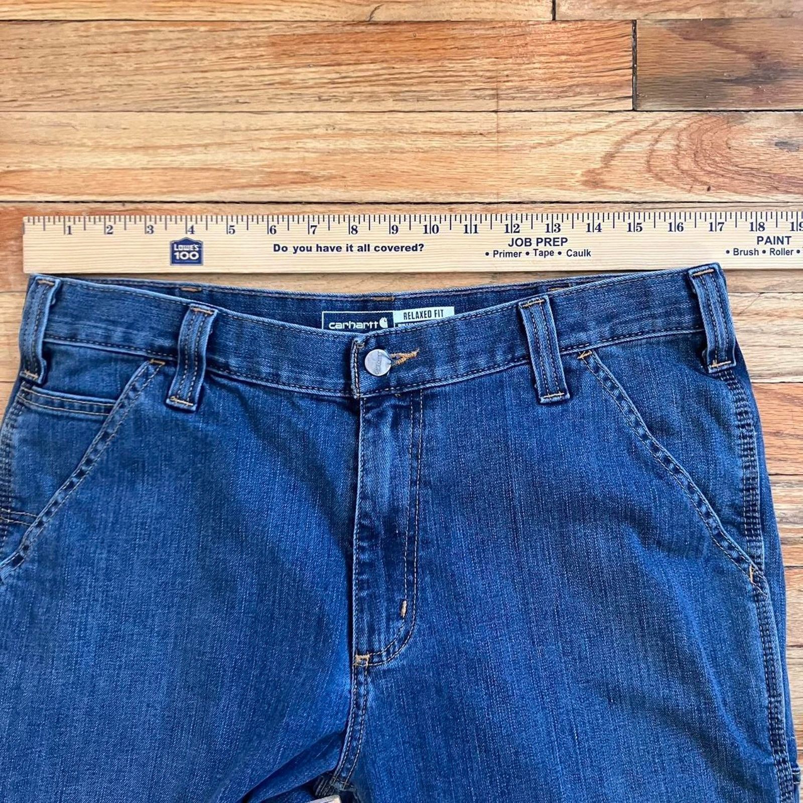 Carhartt Carhartt Relaxed Fit Relaxed Carpenter Denim Workwear Jeans Size US 34 / EU 50 - 6 Thumbnail