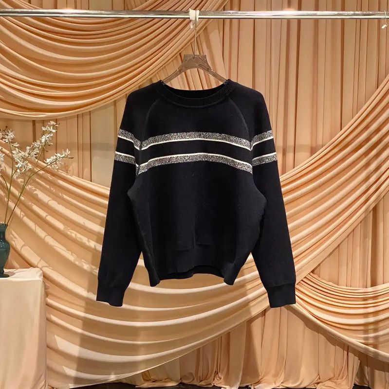 Dior Dior Colorblock Wool Pullover Sweater 0089 Size M / US 6-8 / IT 42-44 - 1 Thumbnail