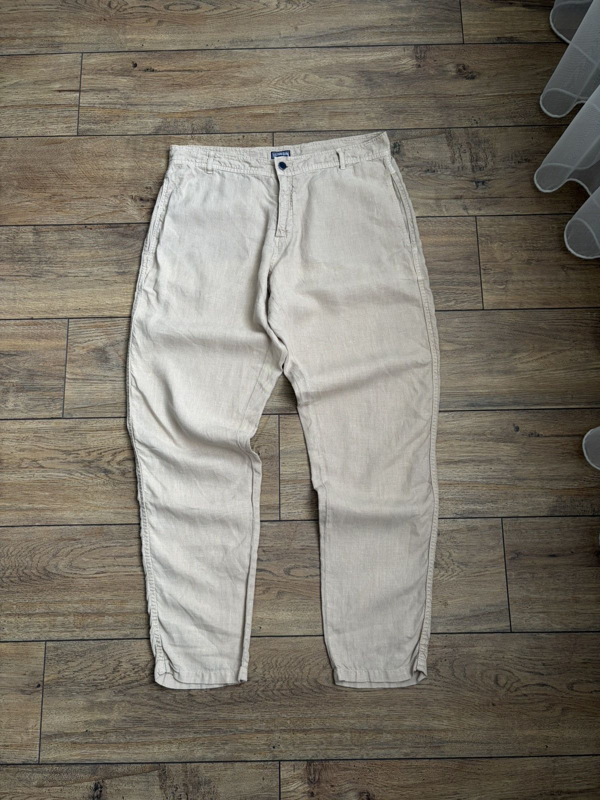 Vilebrequin Vilebrequin Linen Beige Pants Size US 34 / EU 50 - 1 Thumbnail