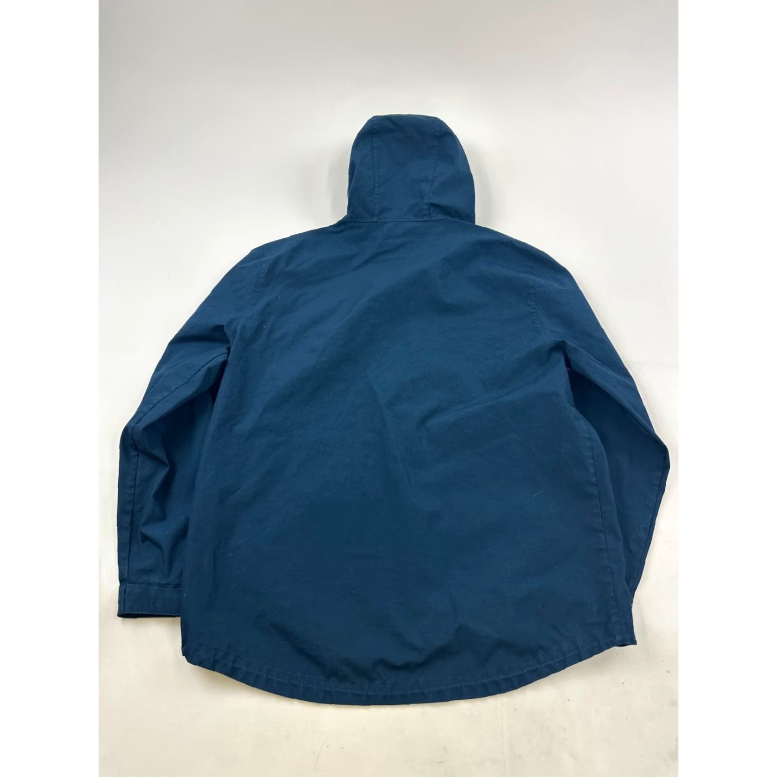 Vintage Line of Trade Jacket Mens XL Midnight Blue Rain Coat Hooded Full Zip Jacket Size US XL / EU 56 / 4 - 2 Thumbnail