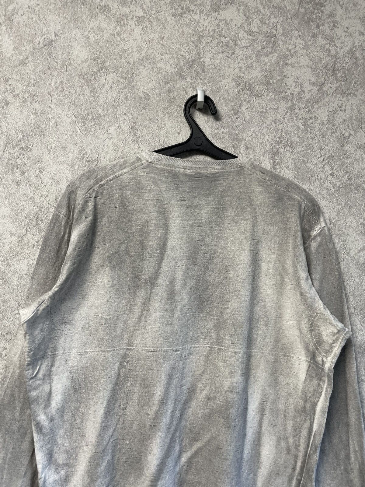 Diesel Vintage Diesel Distressed Long Sleeve Made In Italy Y2K 90s Size US XXL / EU 58 / 5 - 14 Thumbnail