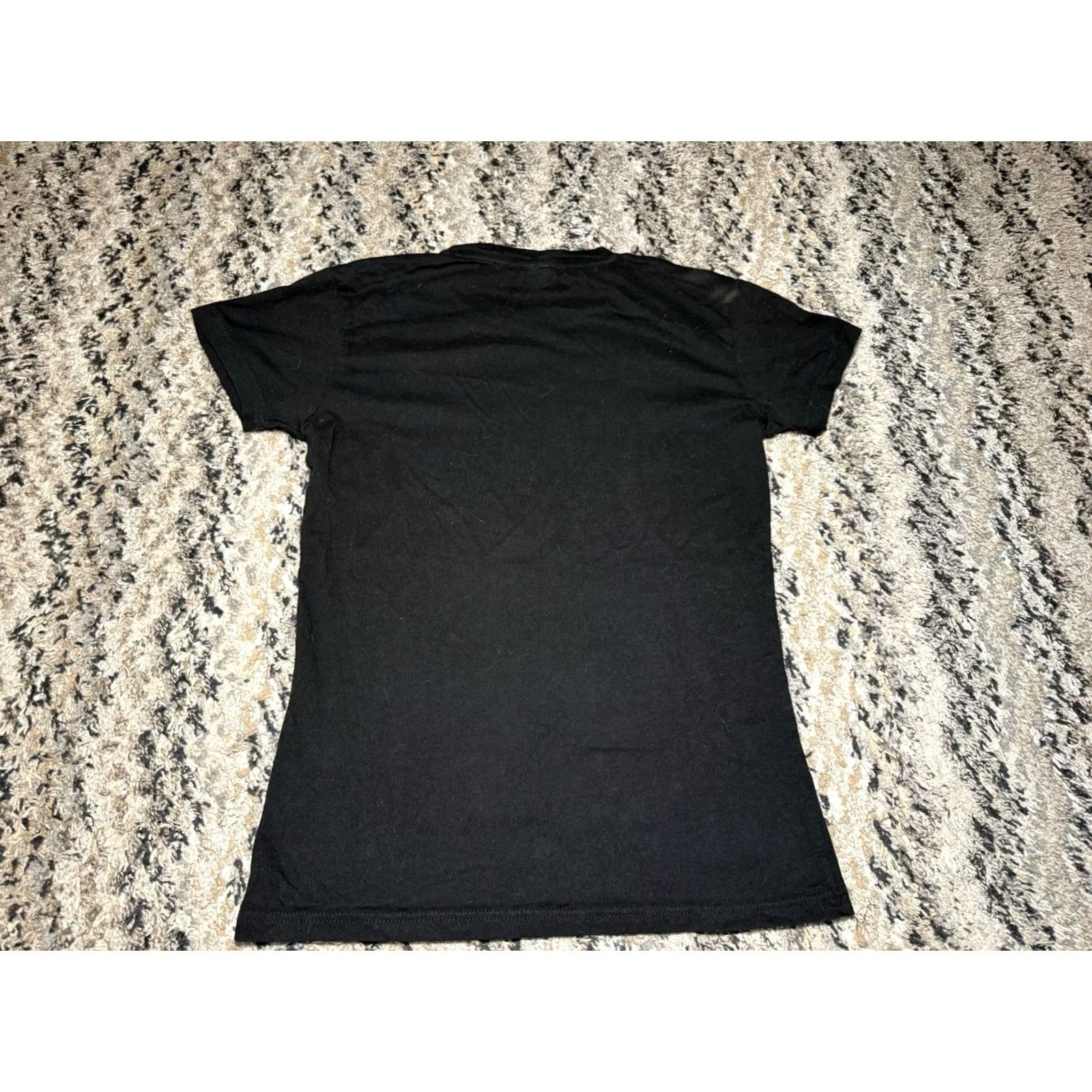 Vintage VINTAGE Hello Kitty Hawaii Black Rhinestones T-shirt Sanrio L Womens 1990s Black Cotton Mexico Size L / US 10 / IT 46 - 6 Thumbnail