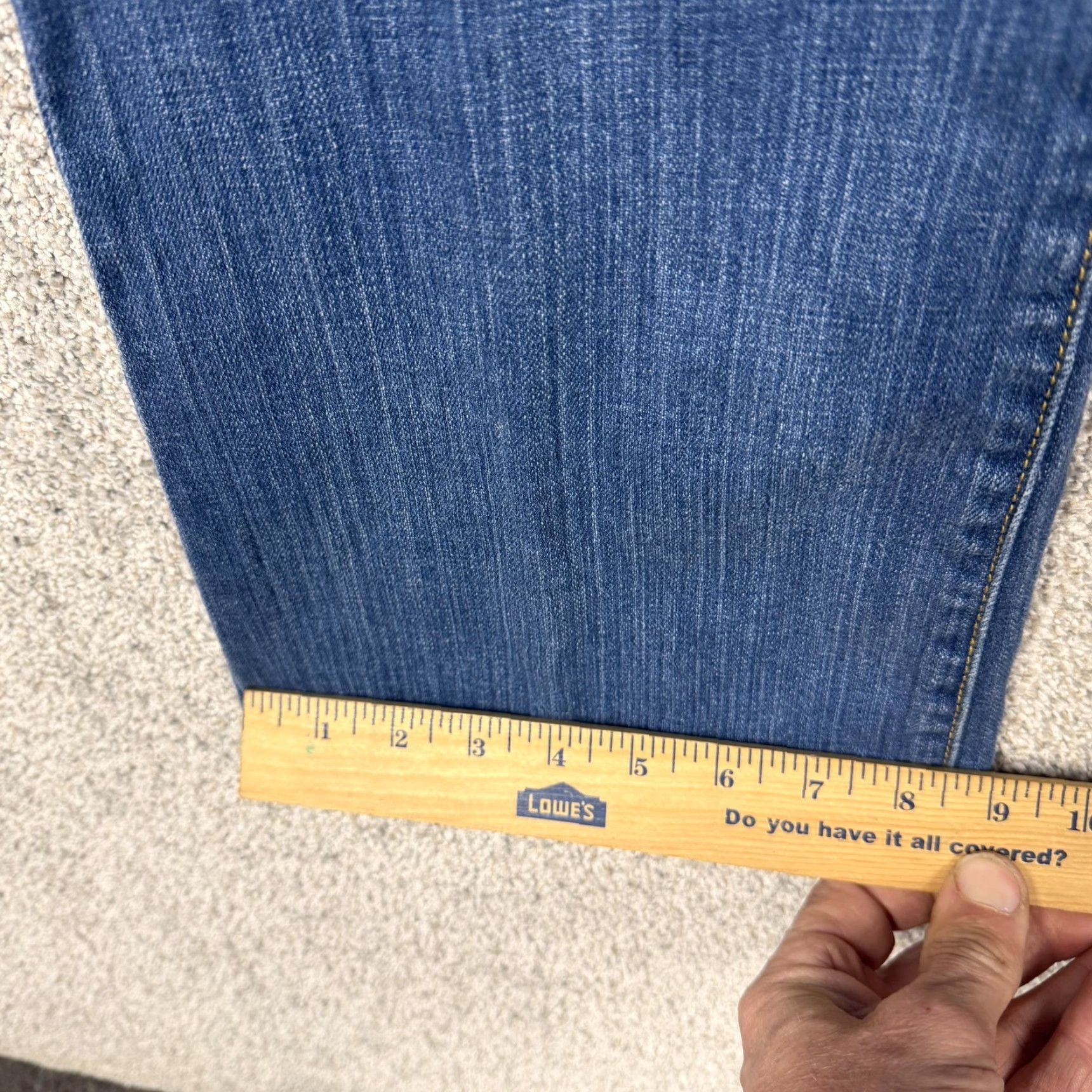 Express Express Jeans Womens 10 Blue Denim Stella Bootcut Jeans Boho Y2K Vintage No Size 32" / US 10 / IT 46 - 3 Thumbnail