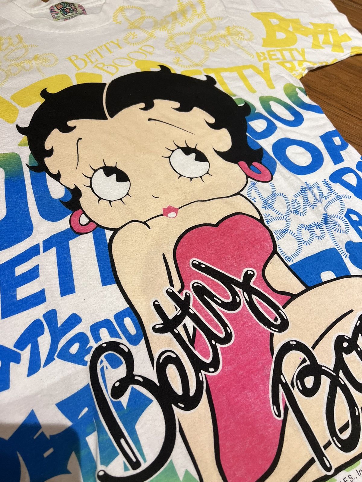 Vintage 🔥RARE🔥Vintage 90s AOP Betty Boop Size US L / EU 52-54 / 3 - 3 Thumbnail