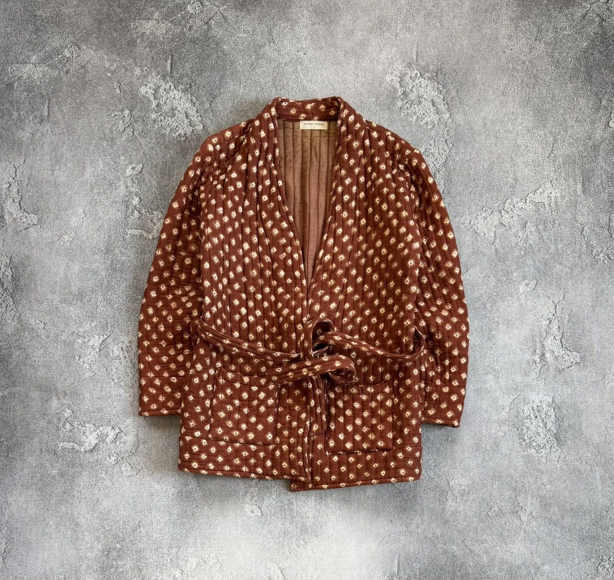 Maison Hotel Maison Hotel S/size kimono 👘 belt jacket quilted blazer Size S / US 4 / IT 40 - 1 Thumbnail