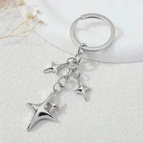 VIBE 4 Point Star Keychain Size ONE SIZE - 1 Thumbnail