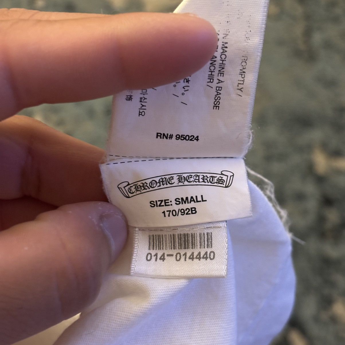 Chrome Hearts Chrome Hearts USA T Shirt Size Small Worn Lightly Size US S / EU 44-46 / 1 - 7 Thumbnail