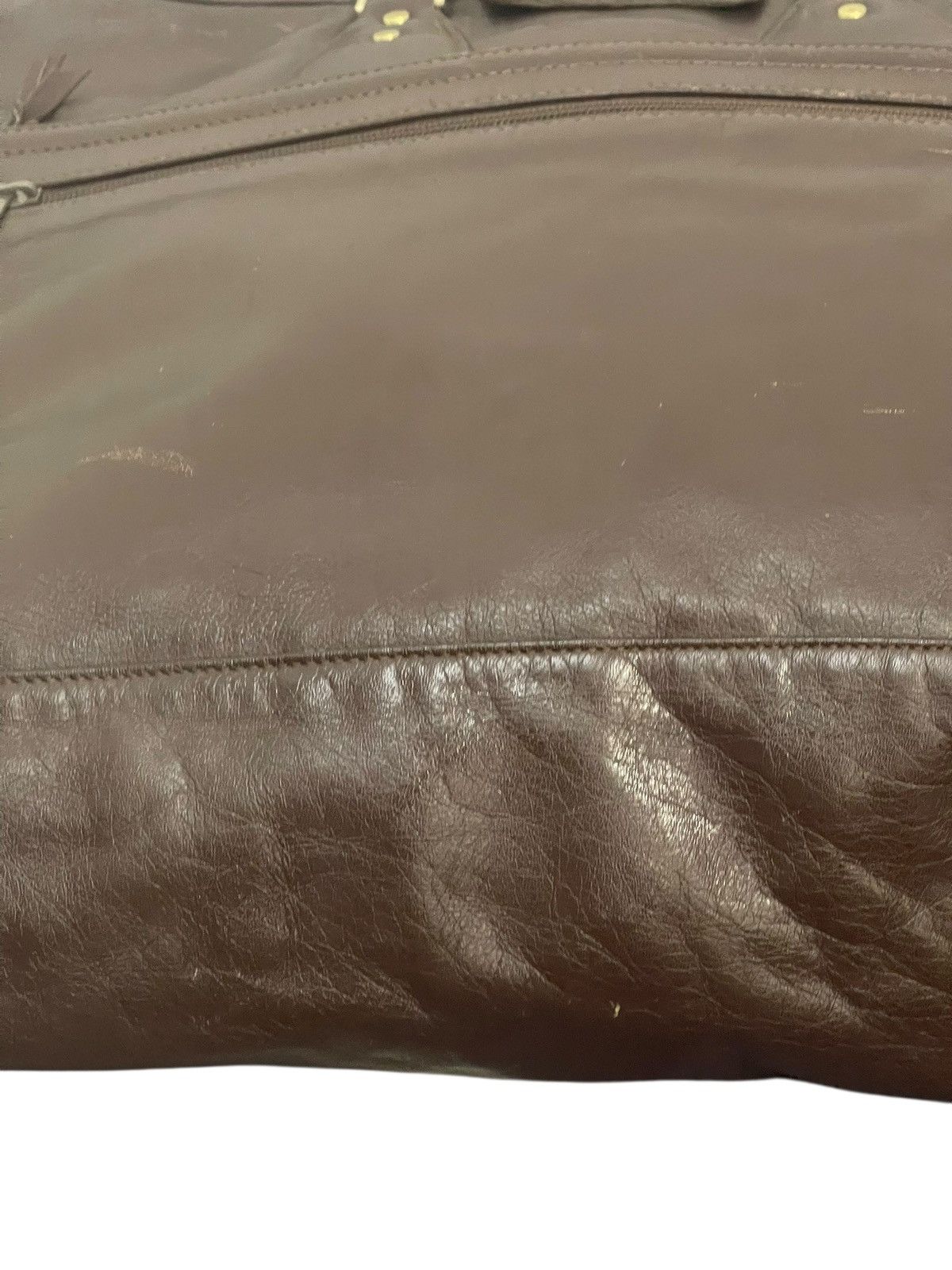 Porter Full Leather Vtg 90s Porter Japan Travel Bag 2🟩1 Size ONE SIZE - 5 Thumbnail