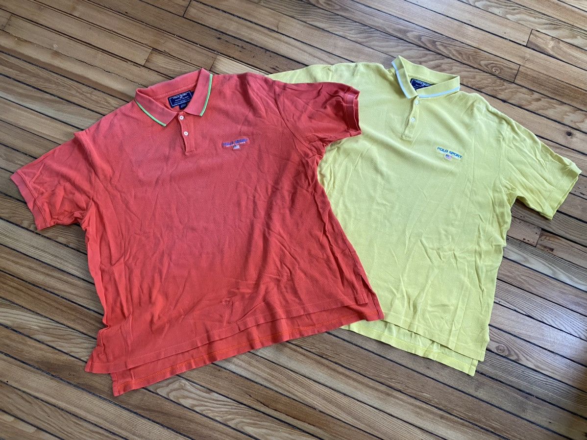 Polo Ralph Lauren × Vintage 2 polo sport polos xl/xxl Size US XL / EU 56 / 4 - 2 Thumbnail