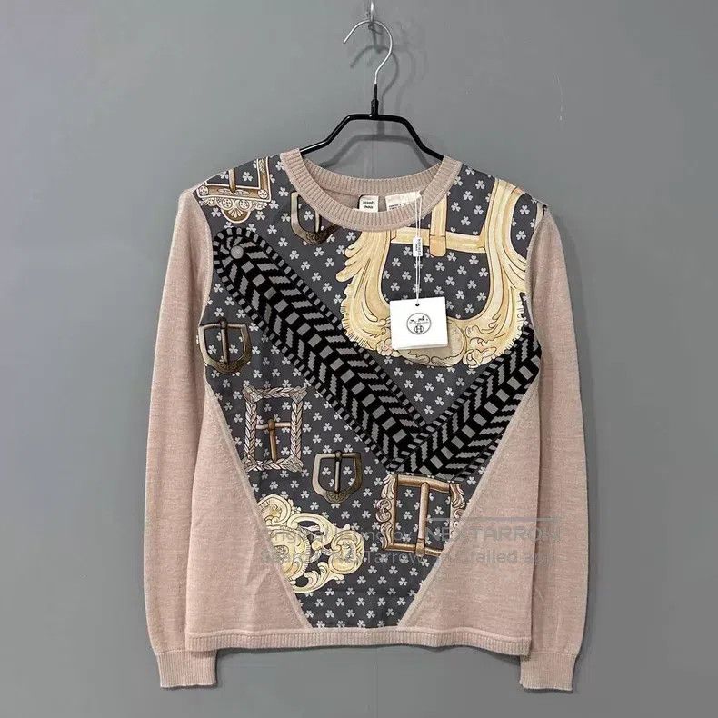 Hermes Hermes Silk Cashmere Blended Long Sleeve Size XXS / US 00 / IT 34 - 1 Thumbnail