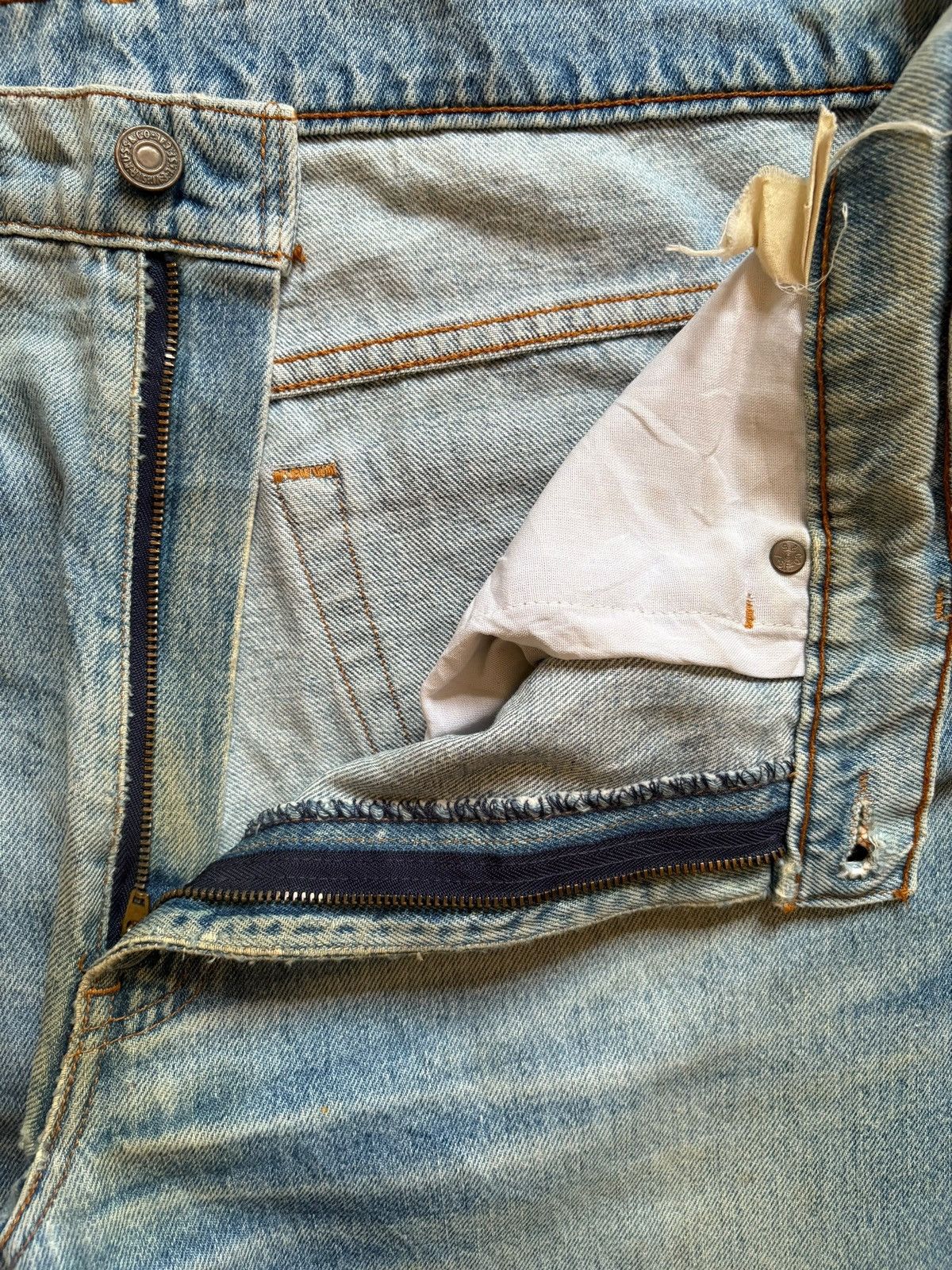 Levi's Vintage 90s Levis Mud Wash Distressed Baggy Jeans Size US 36 / EU 52 - 9 Thumbnail