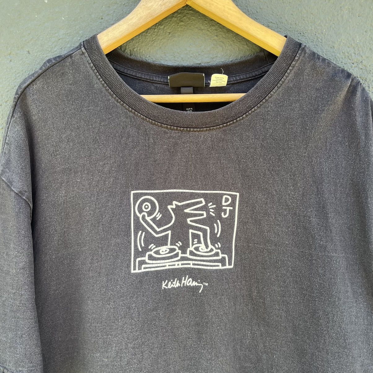 Keith Haring Thrashed Faded Vintage Keith Haring Erd Grunge Tee Size US XL / EU 56 / 4 - 4 Thumbnail
