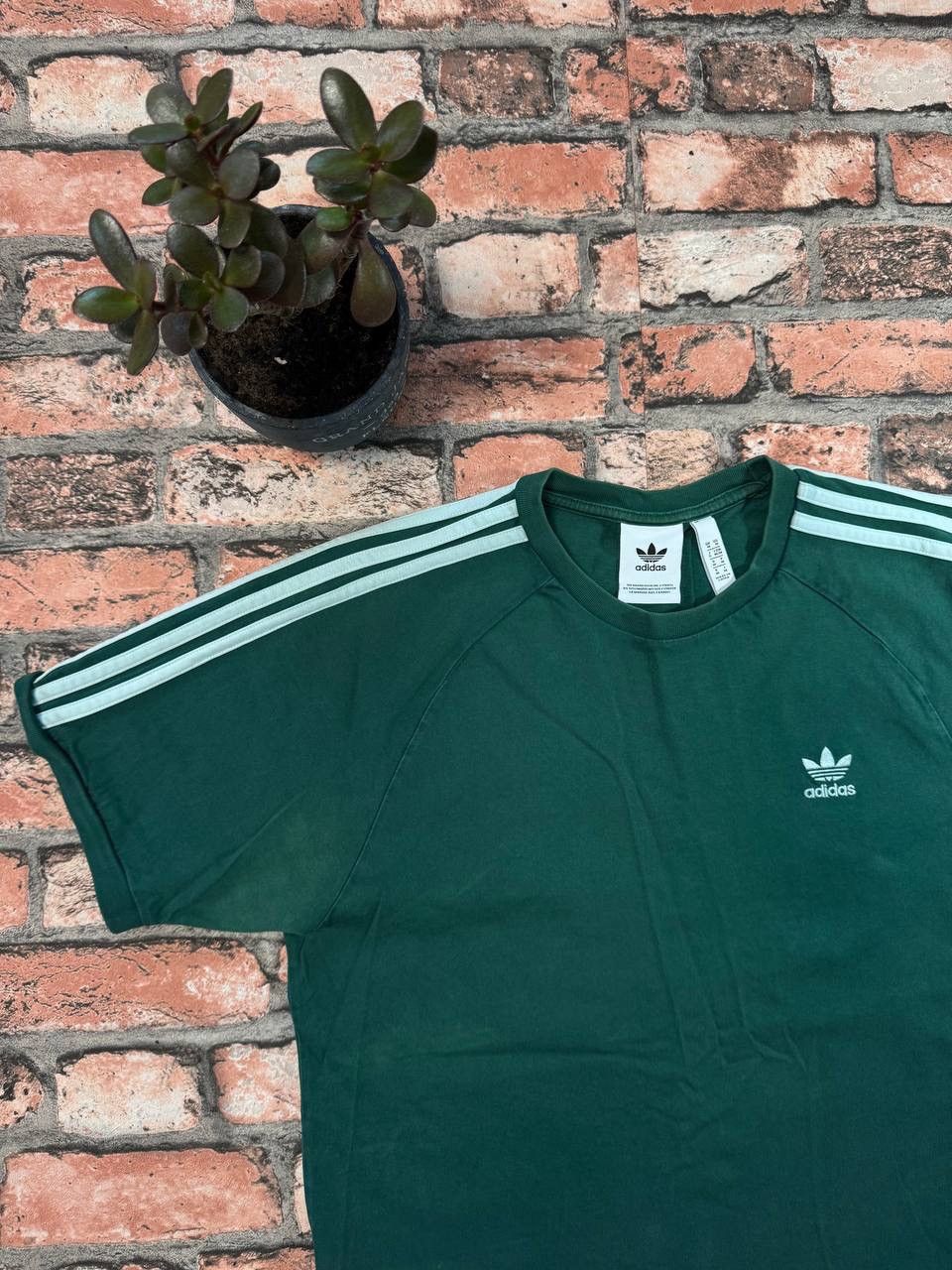 Adidas × Vintage 90’s ADIDAS RARE THREE STRIPE RETRO Y2K TEE TSHIRT Size US M / EU 48-50 / 2 - 3 Thumbnail