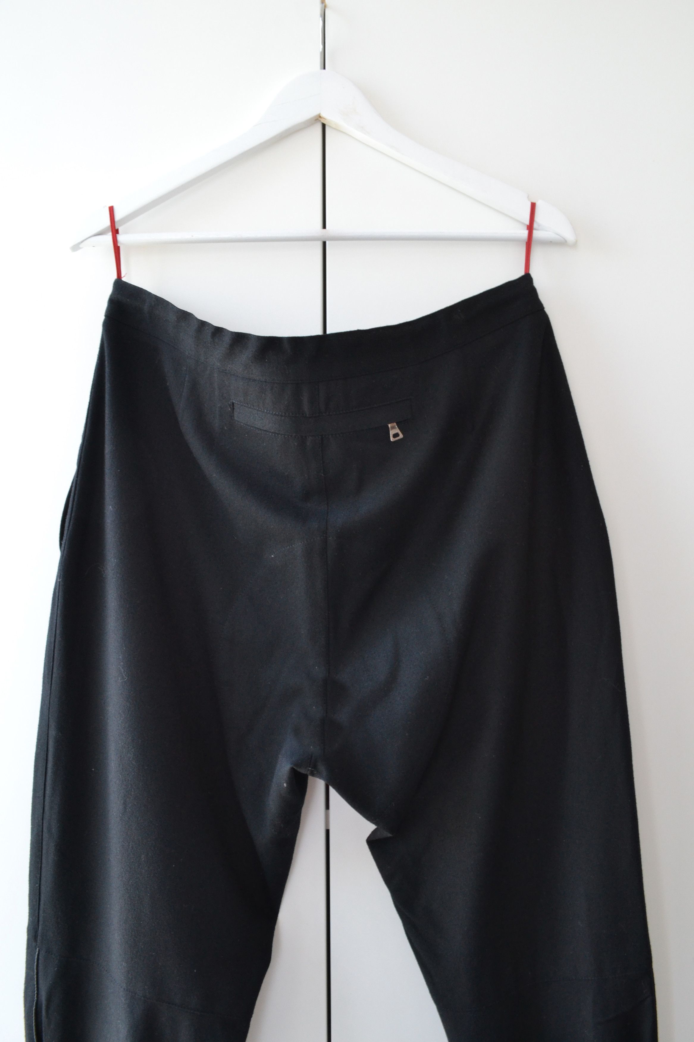 Prada PRADA Pants Velcro Trousers Zip Pockets Wool 1999 Red Tab Size US 34 / EU 50 - 9 Thumbnail