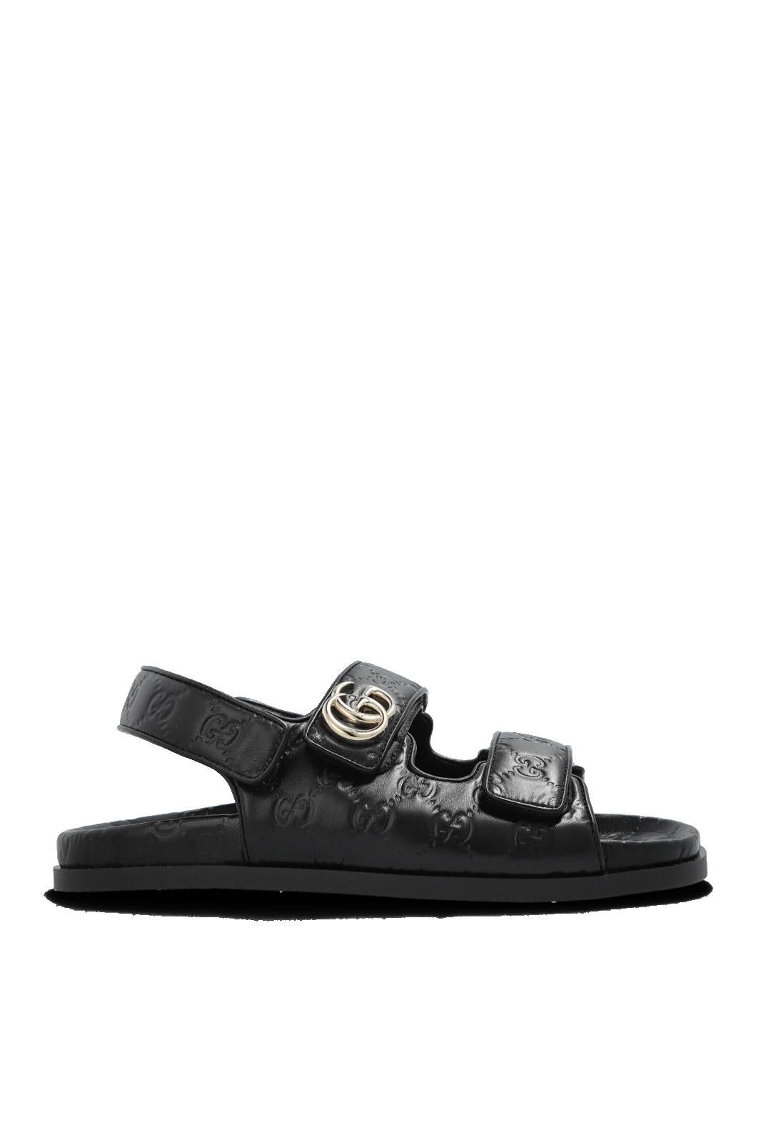 Gucci Gucci Double G GG Sandals Size US 7.5 / IT 37.5 - 1 Thumbnail