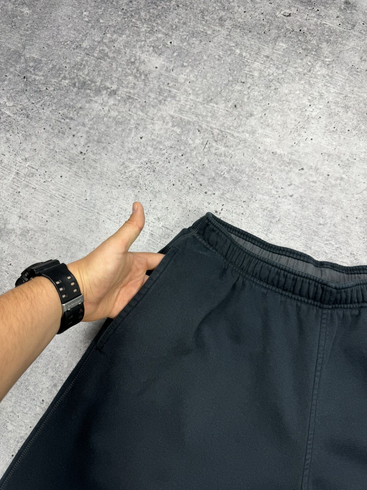 Nike × Vintage Vintage Nike Y2K Style Drill Swoosh Logo Sweatpants Pants Size US 34 / EU 50 - 7 Thumbnail