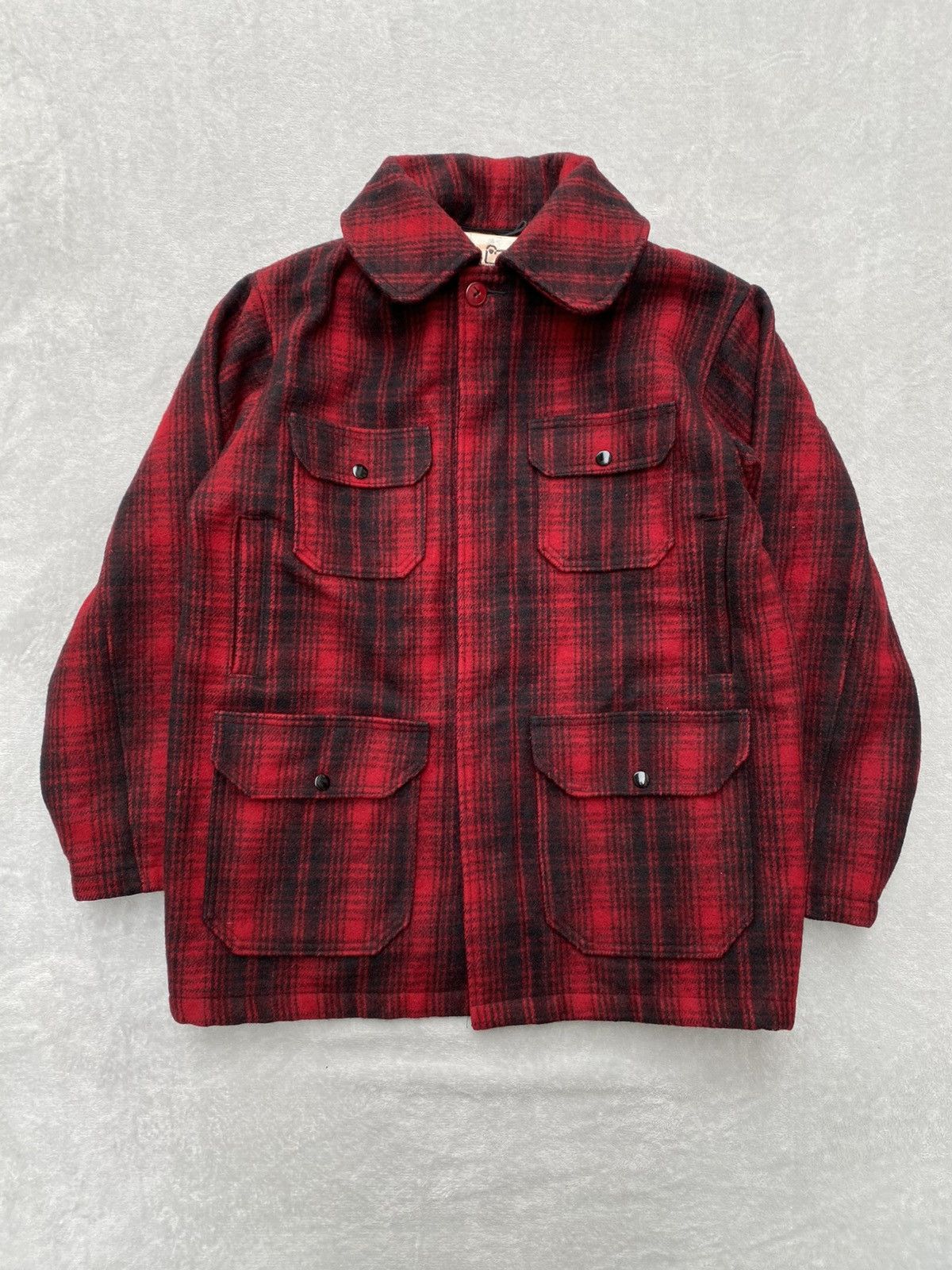 Woolrich Woolen Mills 1980s Woolrich Mackinaw Buffalo Plaid Hunting Jacket Size US M / EU 48-50 / 2 - 2 Thumbnail