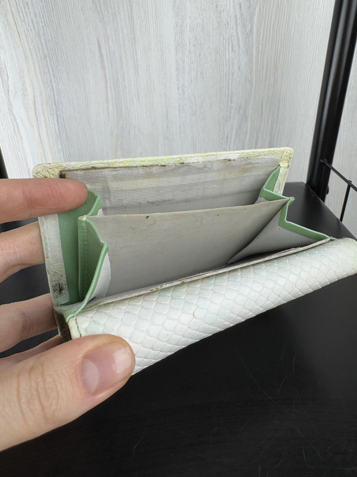 Vivienne Westwood Vivienne Westwood white green small wallet Size ONE SIZE - 7 Thumbnail