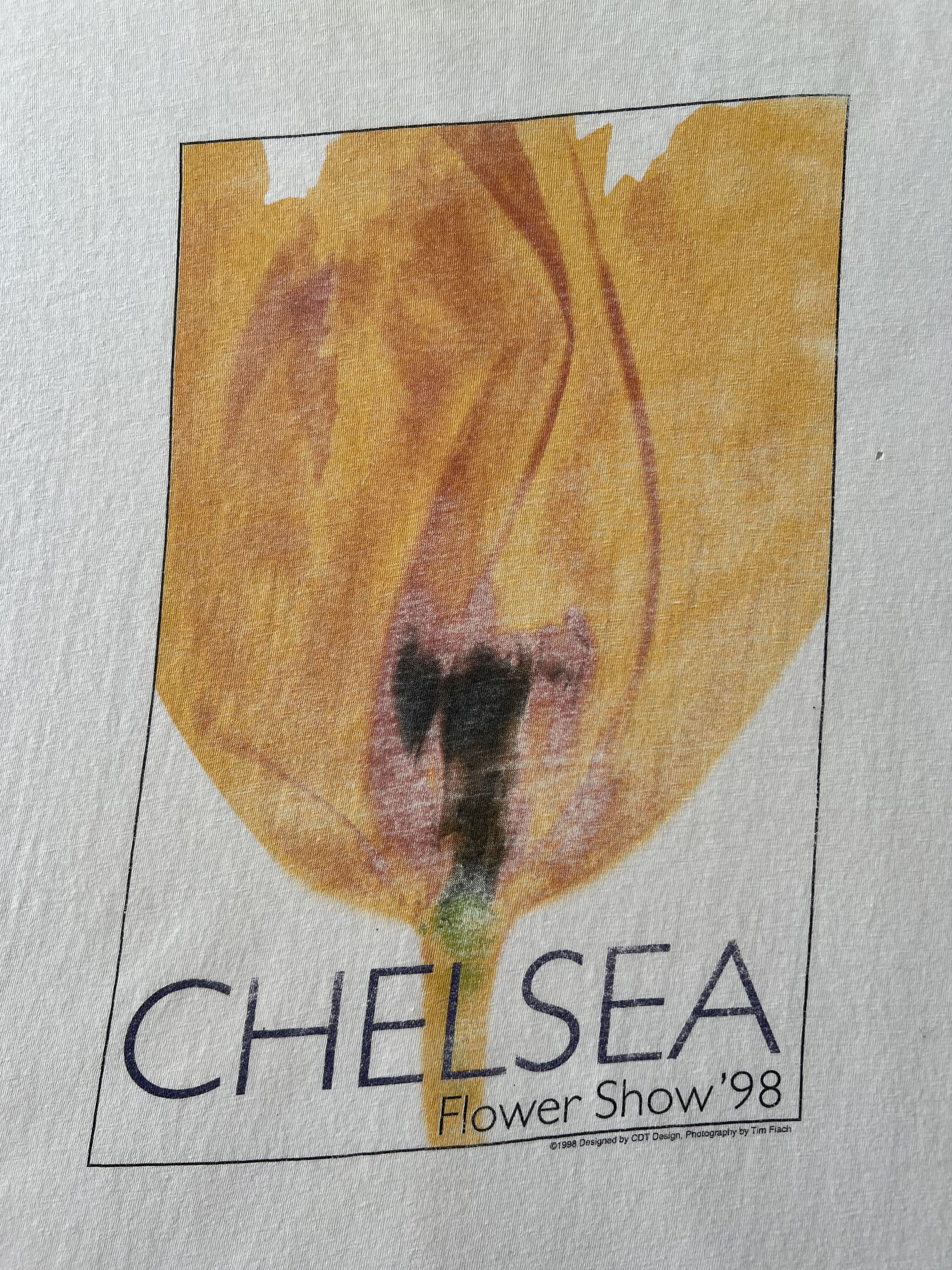 Arts & Science Vintage 1998 Chelsea Flower Show 98 Garden Art White T-shirt Size US XL / EU 56 / 4 - 4 Thumbnail