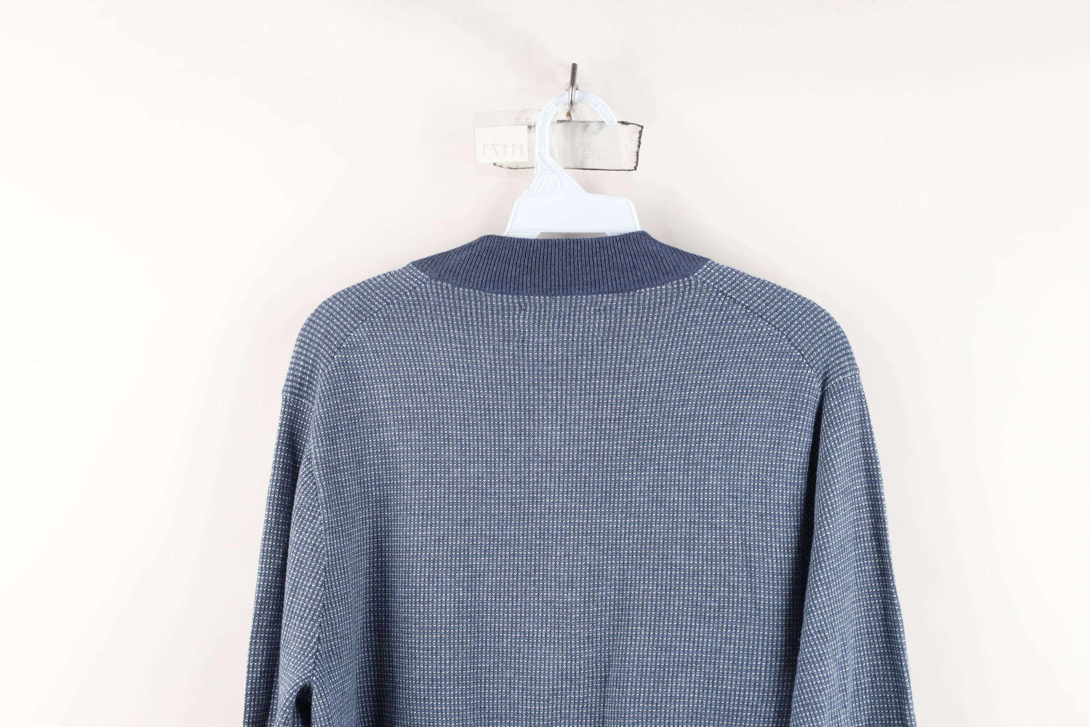 Bonobos Bonobos Thermal Knit Half Zip Pullover Sweater Blue Size US S / EU 44-46 / 1 - 11 Thumbnail