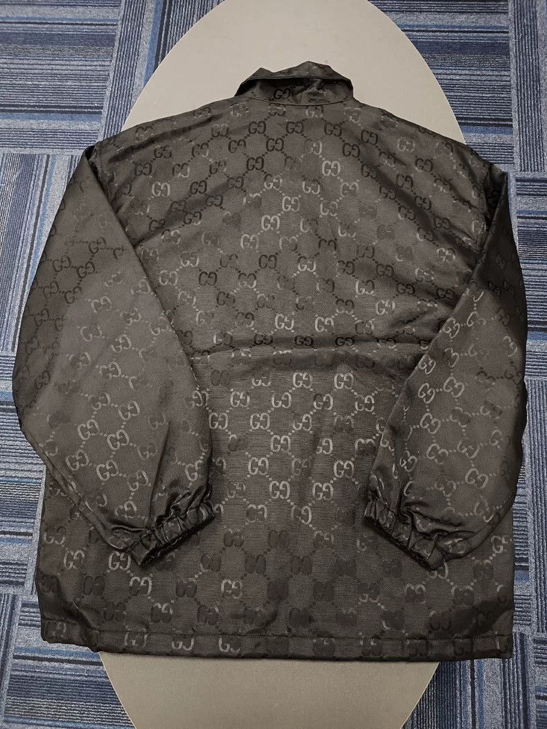 Gucci Gucci Dark patterned full-print long-sleeved zipper jacket Size US XS / EU 42 / 0 - 2 Thumbnail