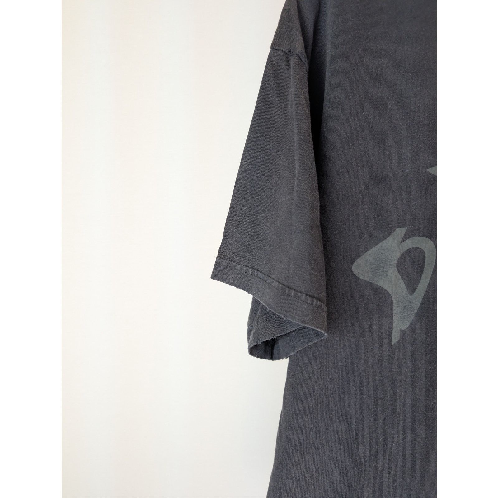 Balenciaga o1rshd1 3B Liquified Vintage Jersey Oversized T-Shirt Black Size US L / EU 52-54 / 3 - 5 Thumbnail