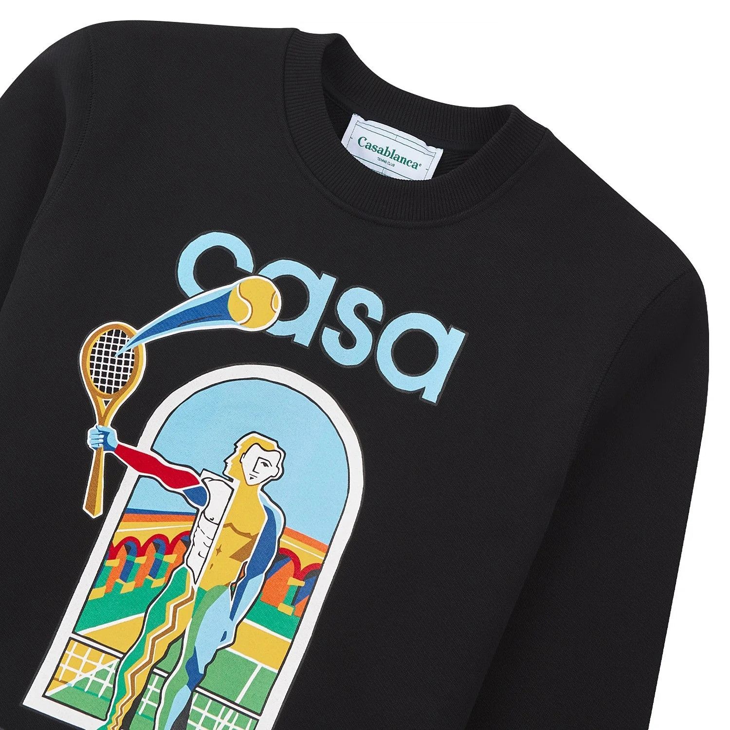 Casablanca o1mle0626 Le Jeu Colore Printed Sweatshirts in Black Size US XS / EU 42 / 0 - 2 Thumbnail