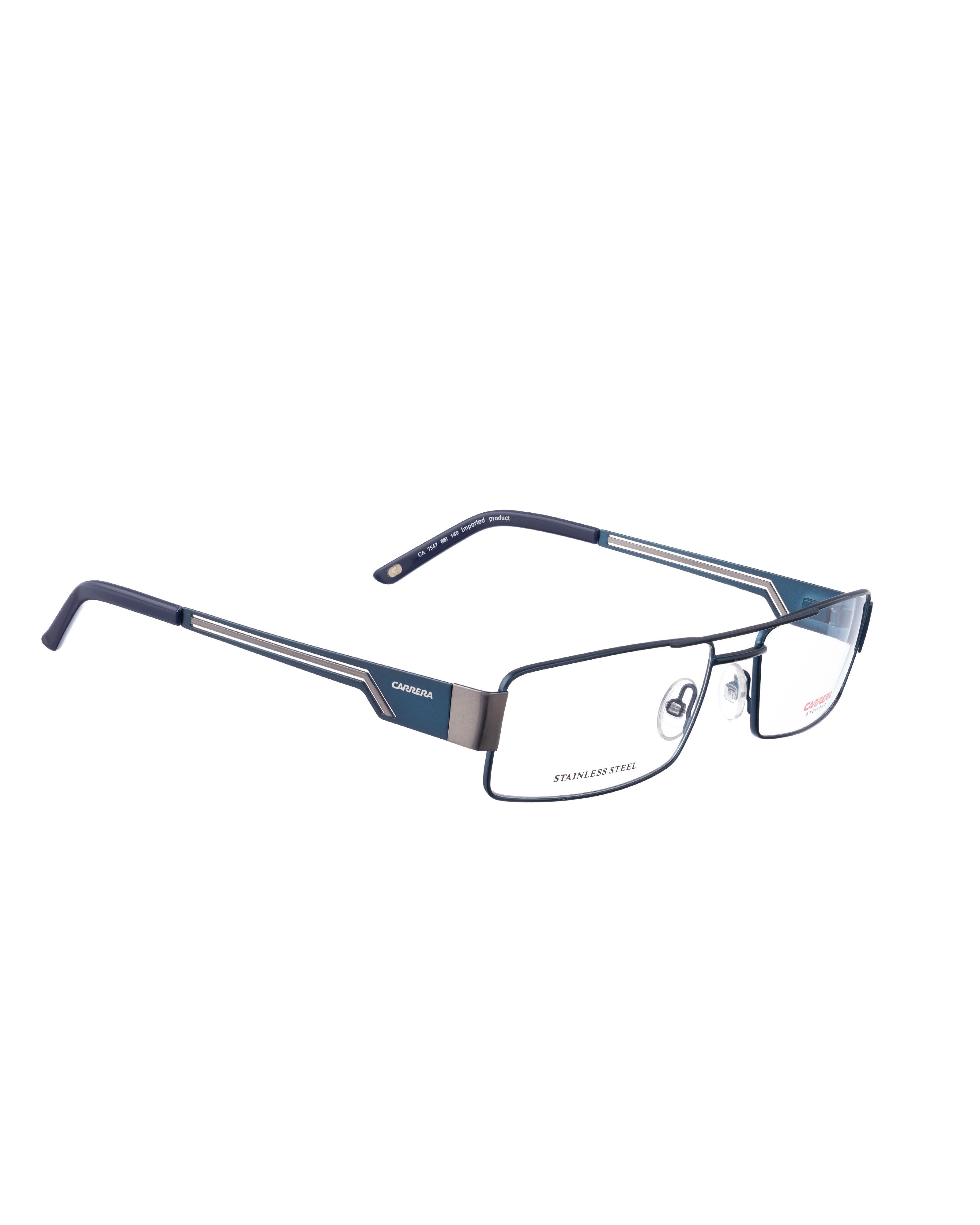 Carrera Carrera 90s Navy Blue & Turquoise Metal Glasses Size ONE SIZE - 1 Thumbnail