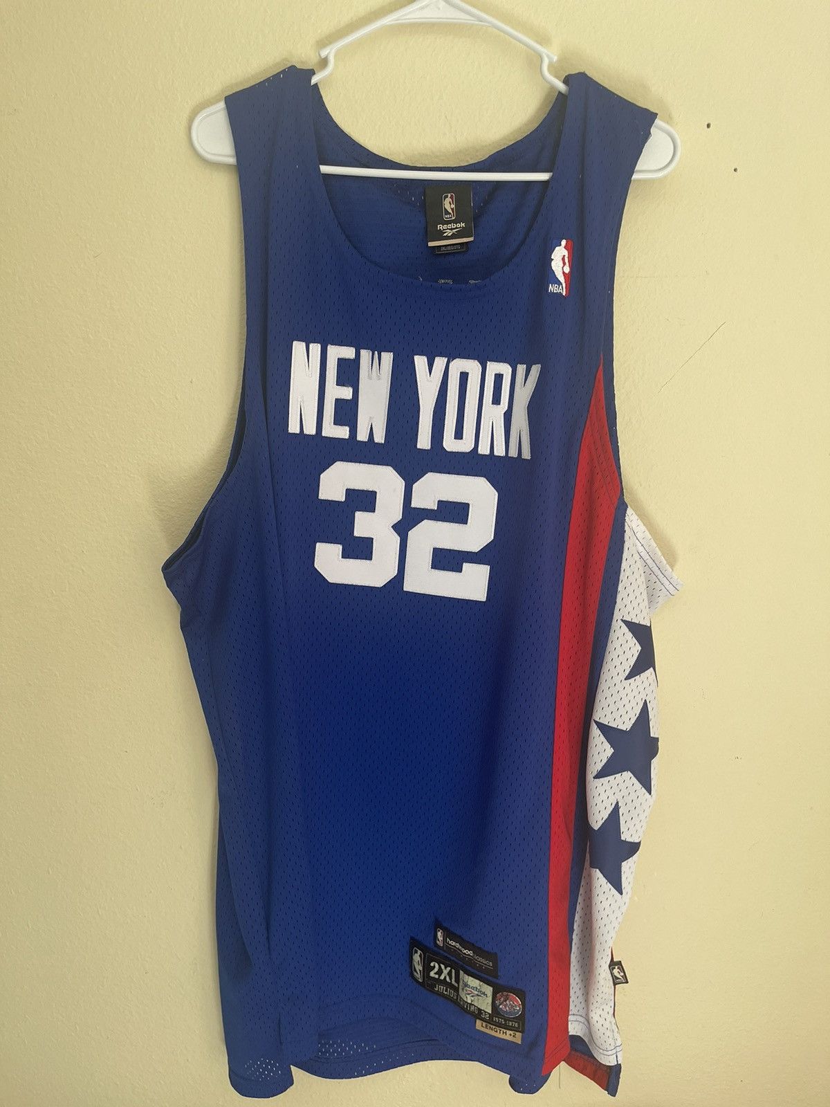 Reebok × Vintage Dr J New Jersey Nets Hardwood Classic jersey Size US XXL / EU 58 / 5 - 1 Thumbnail