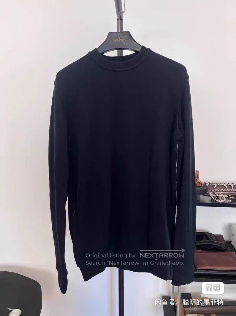 Boris Bidjan Saberi Boris Bidjan Saberi Cotton Crescent Long Sleeve Sweater Size US XS / EU 42 / 0 - 2 Thumbnail