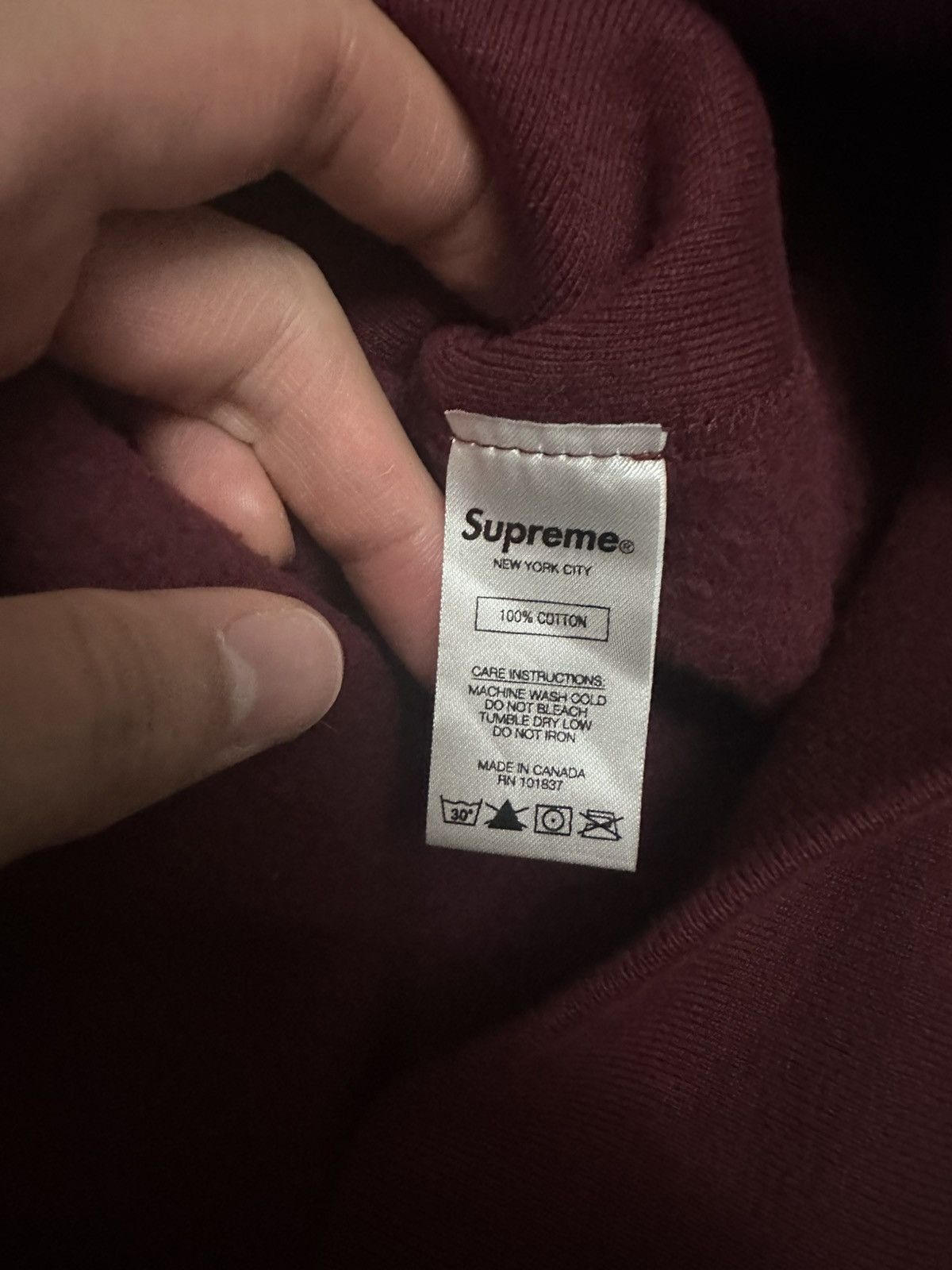 Supreme Embroidered Brush Logo Hooded Sweatshirt FW17 Size US XL / EU 56 / 4 - 10 Thumbnail