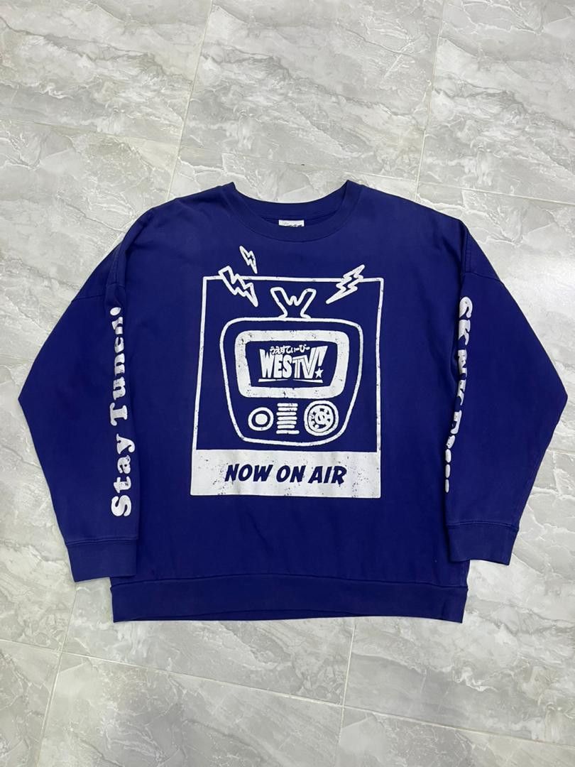 Japanese Brand Johnny’s WESTV “Now On Air” Crewneck Sweatshirt Size US M / EU 48-50 / 2 - 13 Thumbnail
