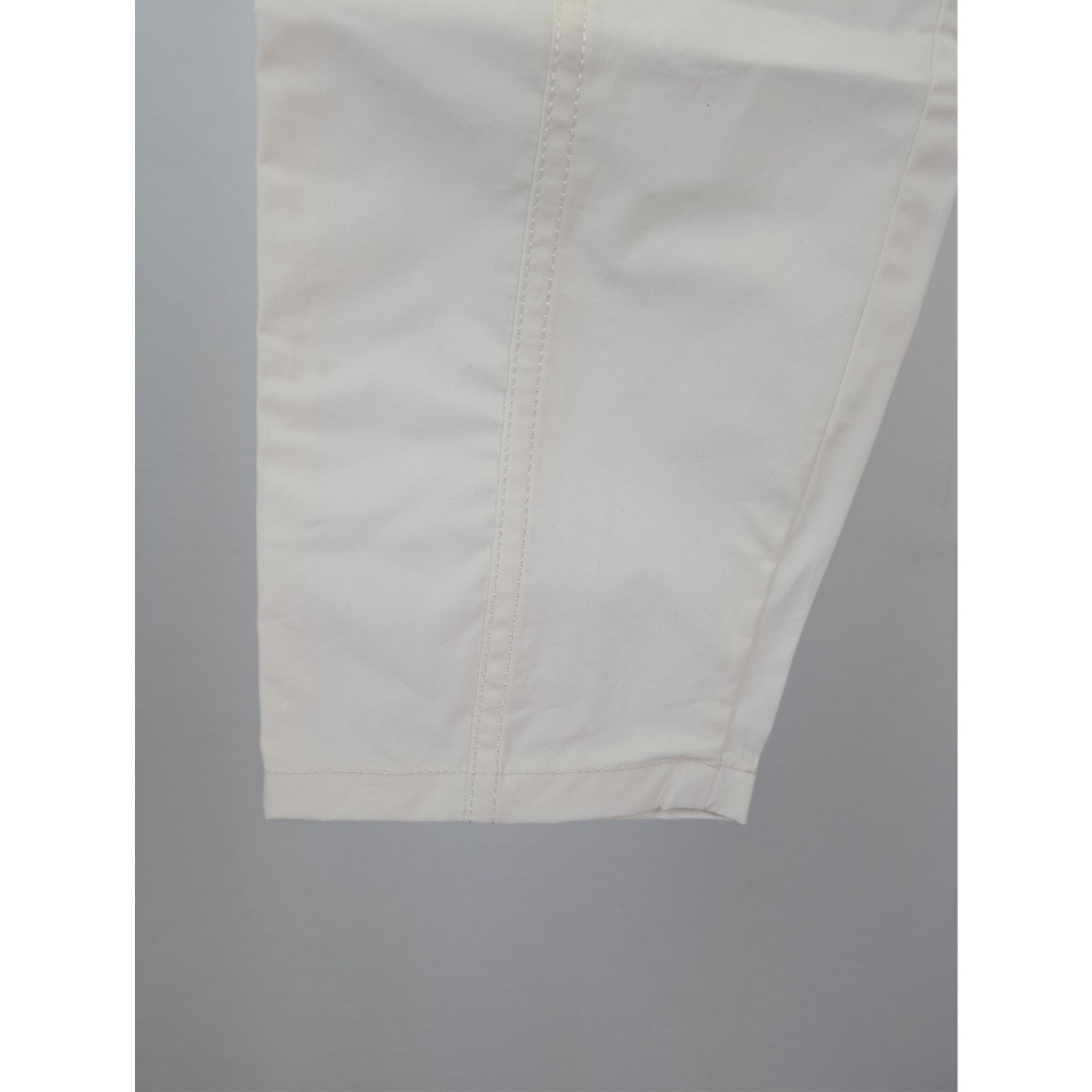 Gucci o1rshd1 Cotton Canvas W/Web Pants Trouser Sweatpants White Size US 44 / EU 60 - 8 Thumbnail