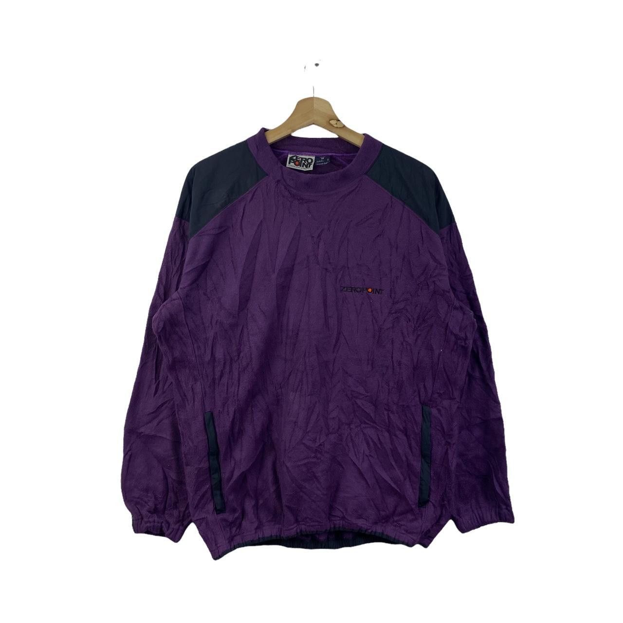 Montbell Vtg MONTBELL ZERO POINT Climbing Purple Fleece Sweater Size US M / EU 48-50 / 2 - 1 Thumbnail