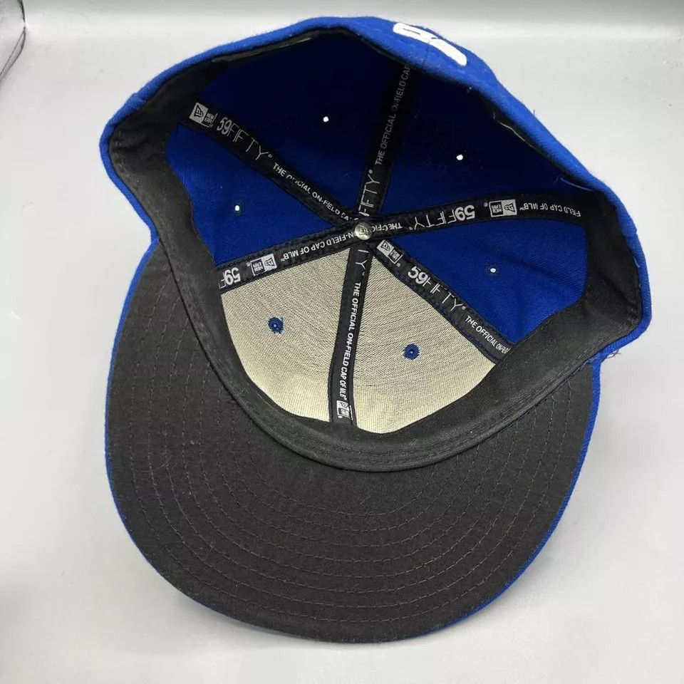 New Era Milwaukee Brewers Hat Men 7 3/8 59Fifty New Era Fitted Cap Size ONE SIZE - 4 Thumbnail