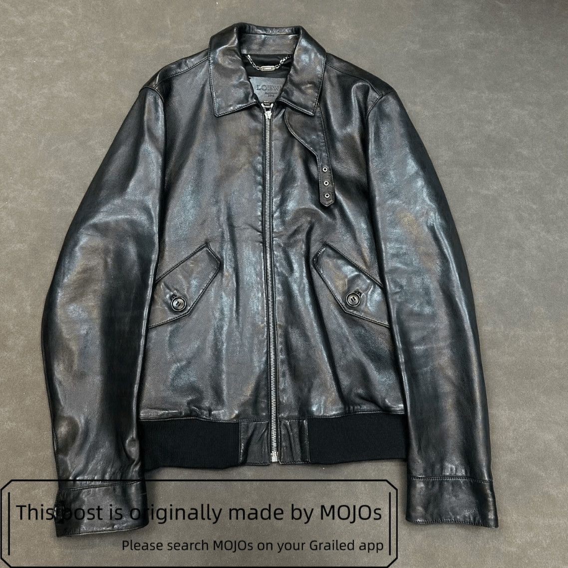 Loewe Sz M Loewe Leather Jacket mojos741 Size US M / EU 48-50 / 2 - 1 Thumbnail