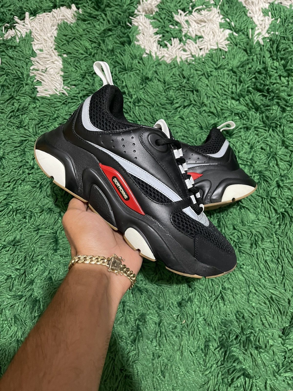 Dior DIOR HOMME B22 “BLACK AND RED” SIZE 40EU/7M US Size US 7 / EU 40 - 2 Thumbnail