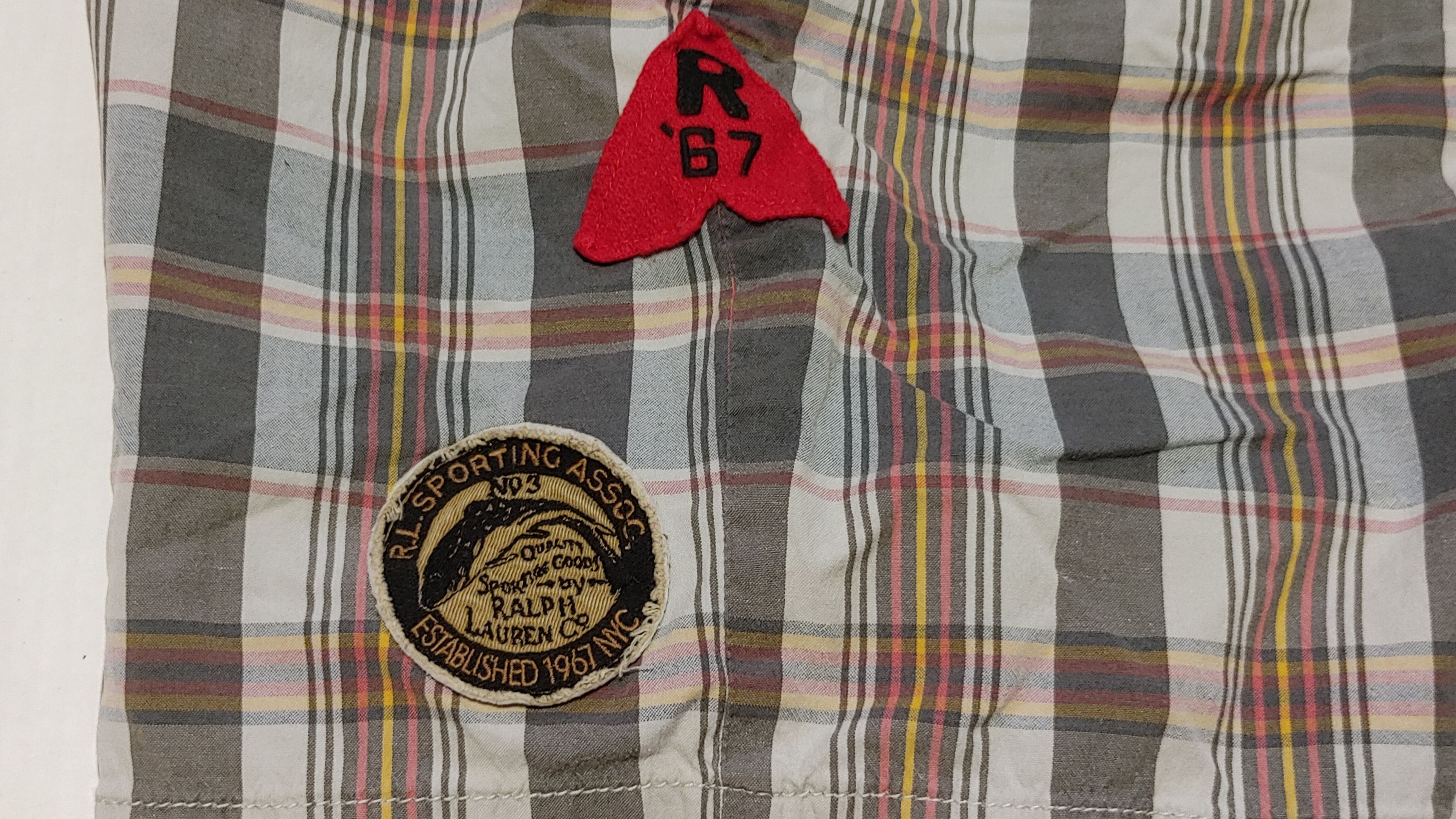 Polo Ralph Lauren × Vintage Polo Ralp Lauren Vintage Madras Patchwork Fishing Shorts Size US 36 / EU 52 - 11 Thumbnail