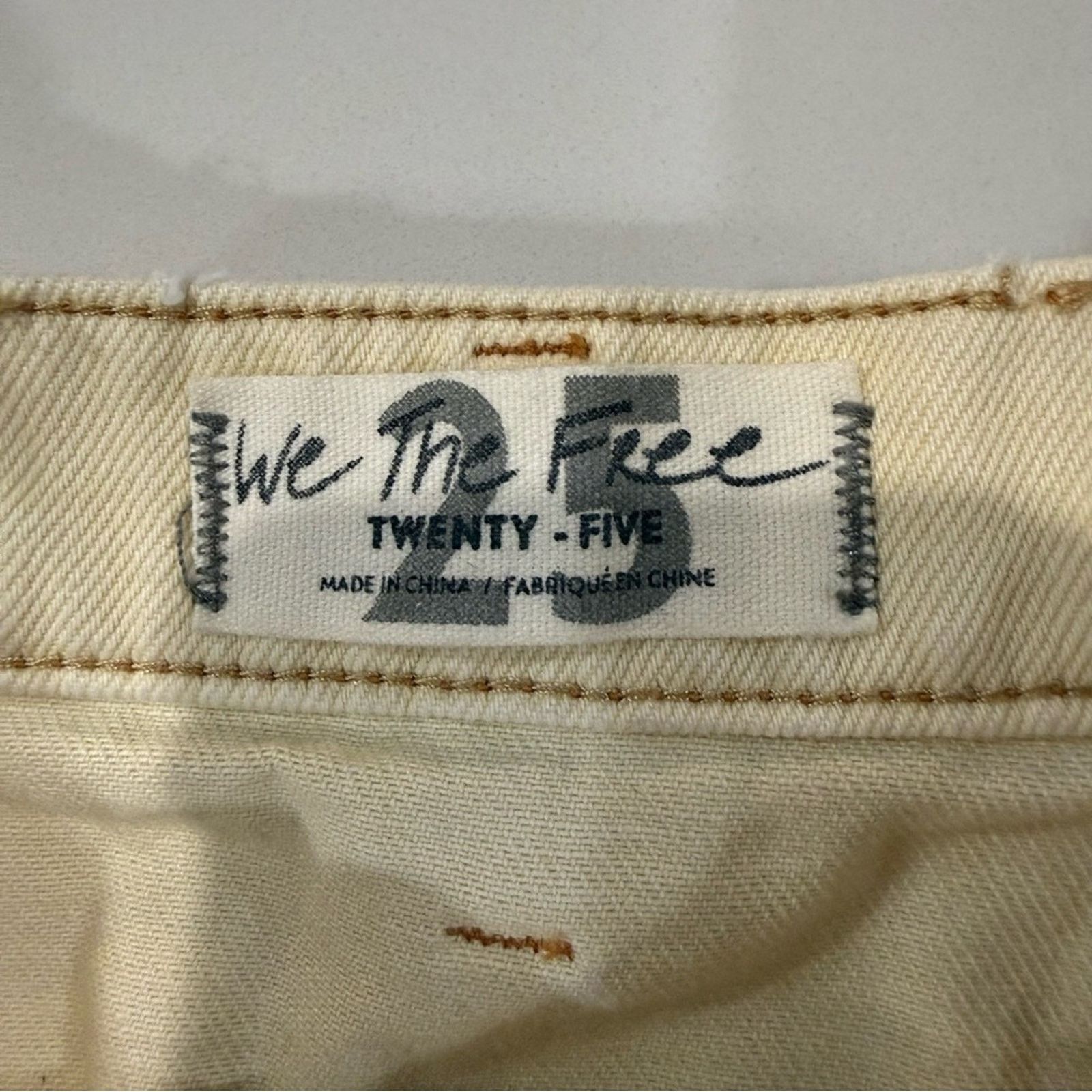 Free People Free People We The Free FauxWrap Distress MiniSkirt Womens25 Size 25" / US 0 / IT 36 - 7 Thumbnail
